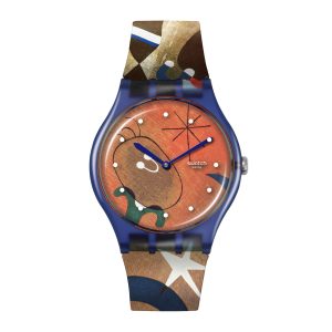 Reloj SWATCH MIRO’S WOMEN & BIRD IN THE MOONLIGHT SO29Z136 Azul