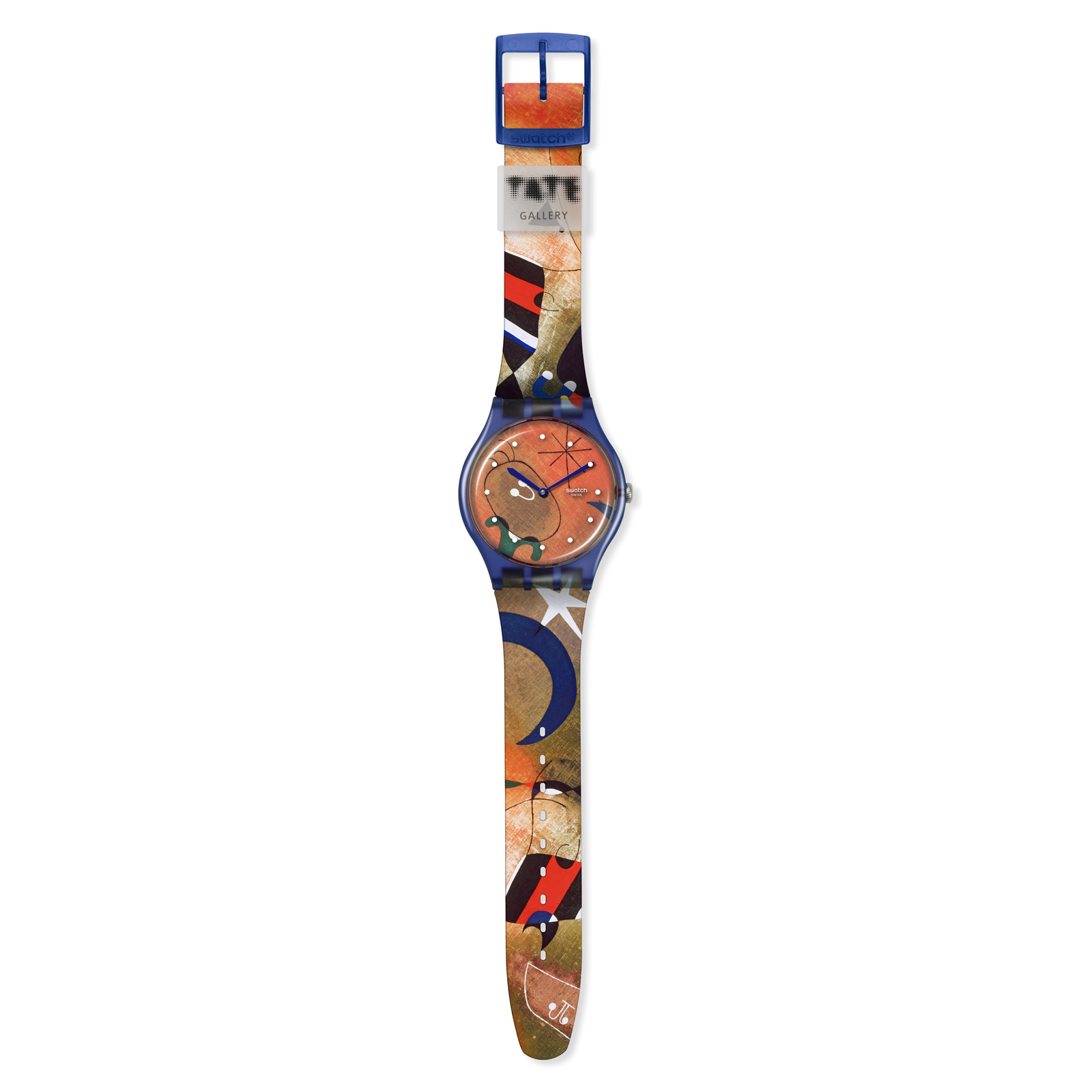 Reloj SWATCH MIRO’S WOMEN & BIRD IN THE MOONLIGHT SO29Z136 Azul