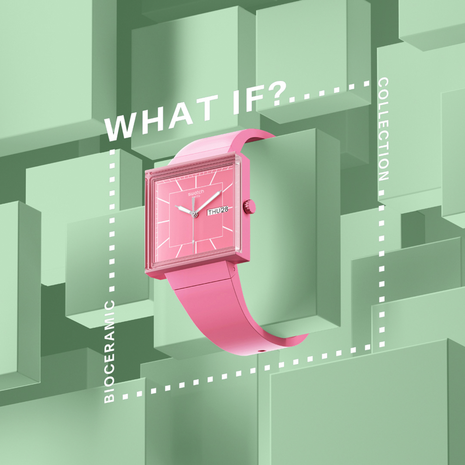 Reloj SWATCH WHAT IF…ROSE? SO34P700 Rosado