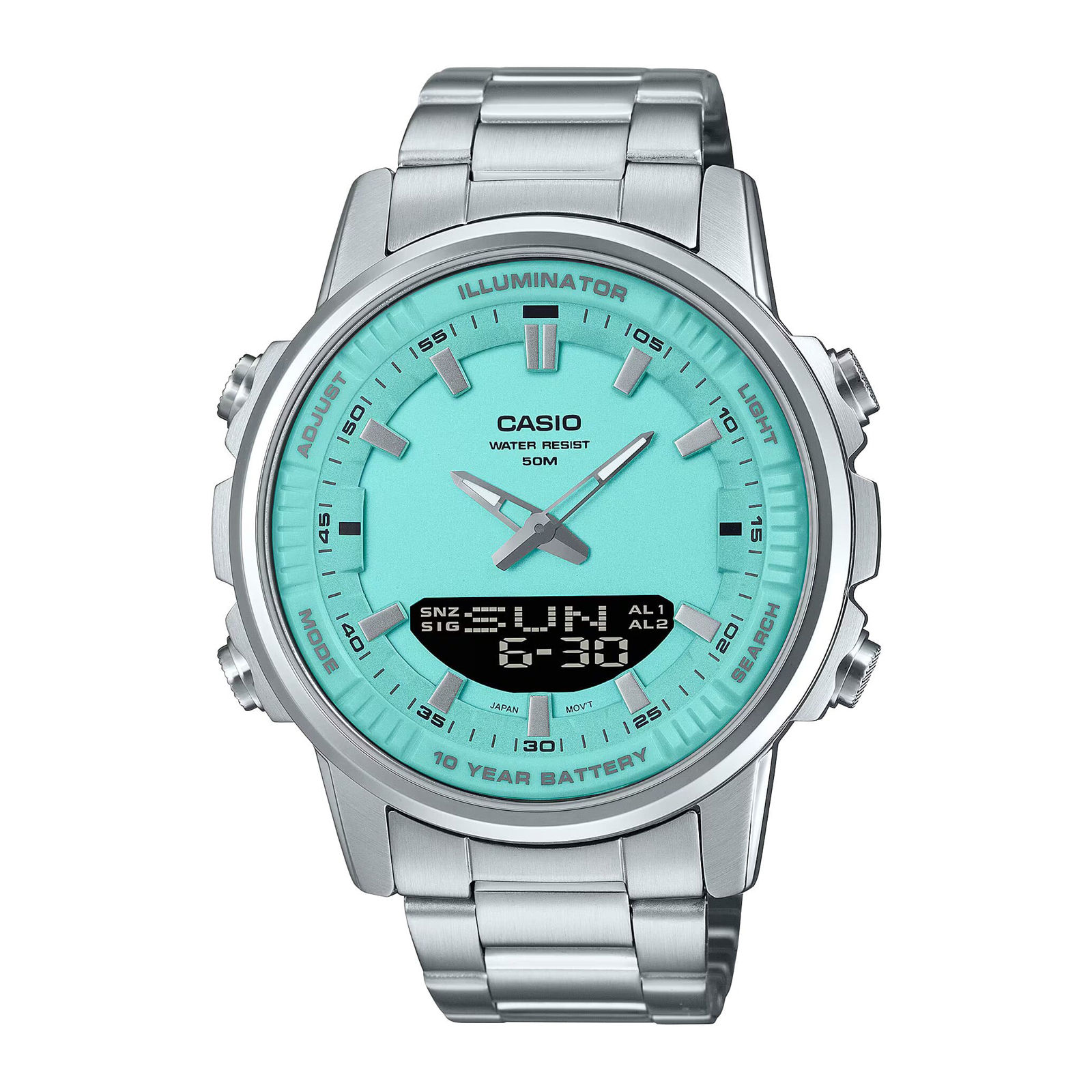 Reloj CASIO AMW-880D-2A2 Acero Hombre Plateado