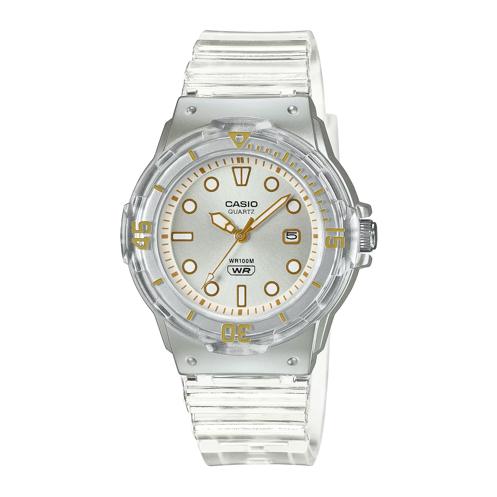 Reloj CASIO LRW-200HS-7E Resina Juvenil Transparente