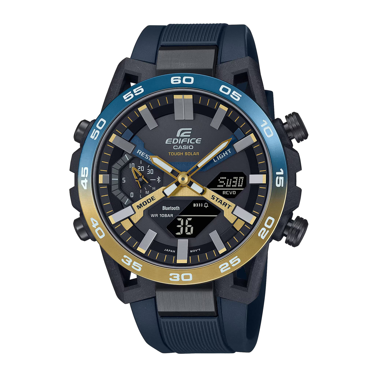 Reloj EDIFICE ECB-2000NP-1A Carbono/Acero Hombre Negro