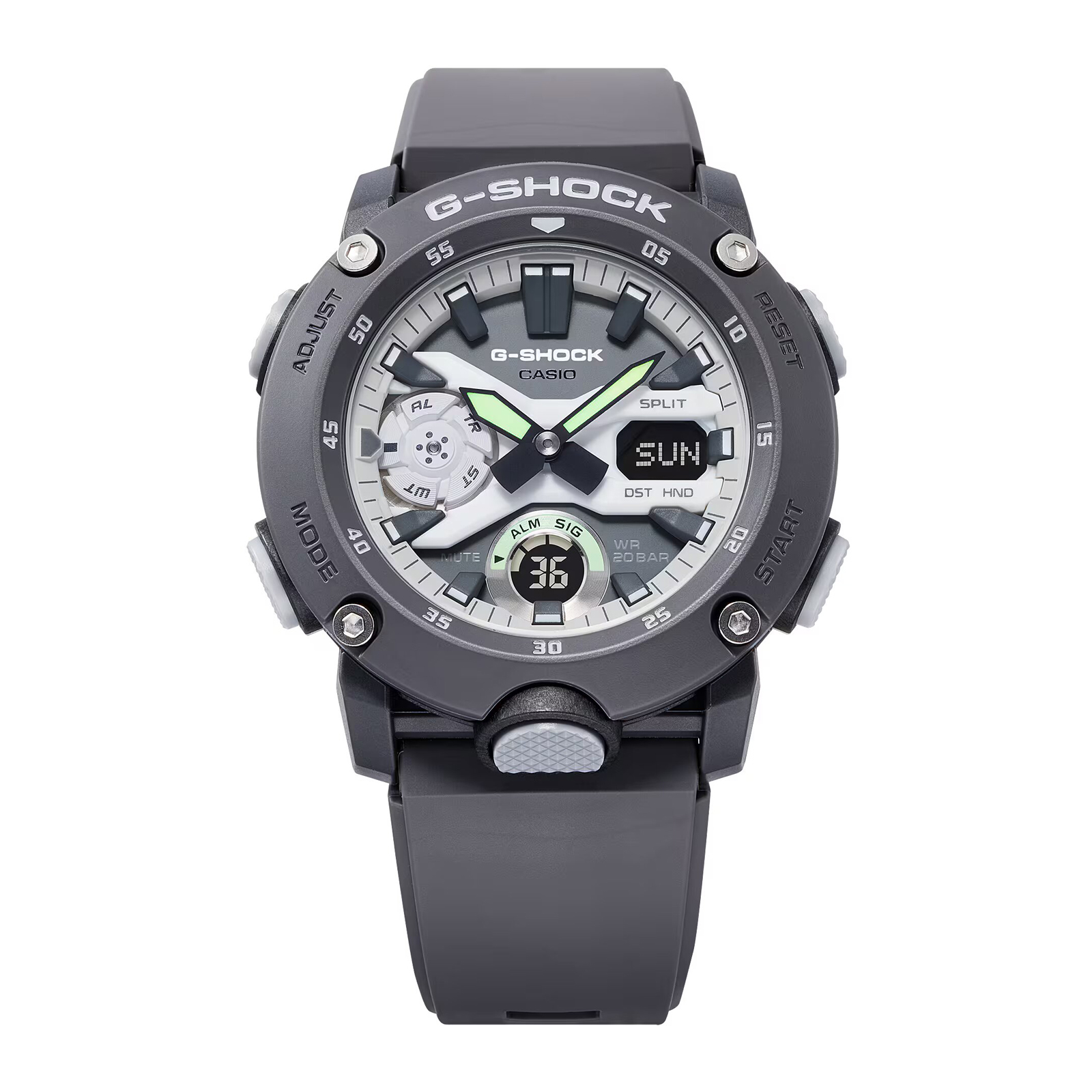 Reloj G-SHOCK GA-2000HD-8A Carbono/Acero Hombre Gris