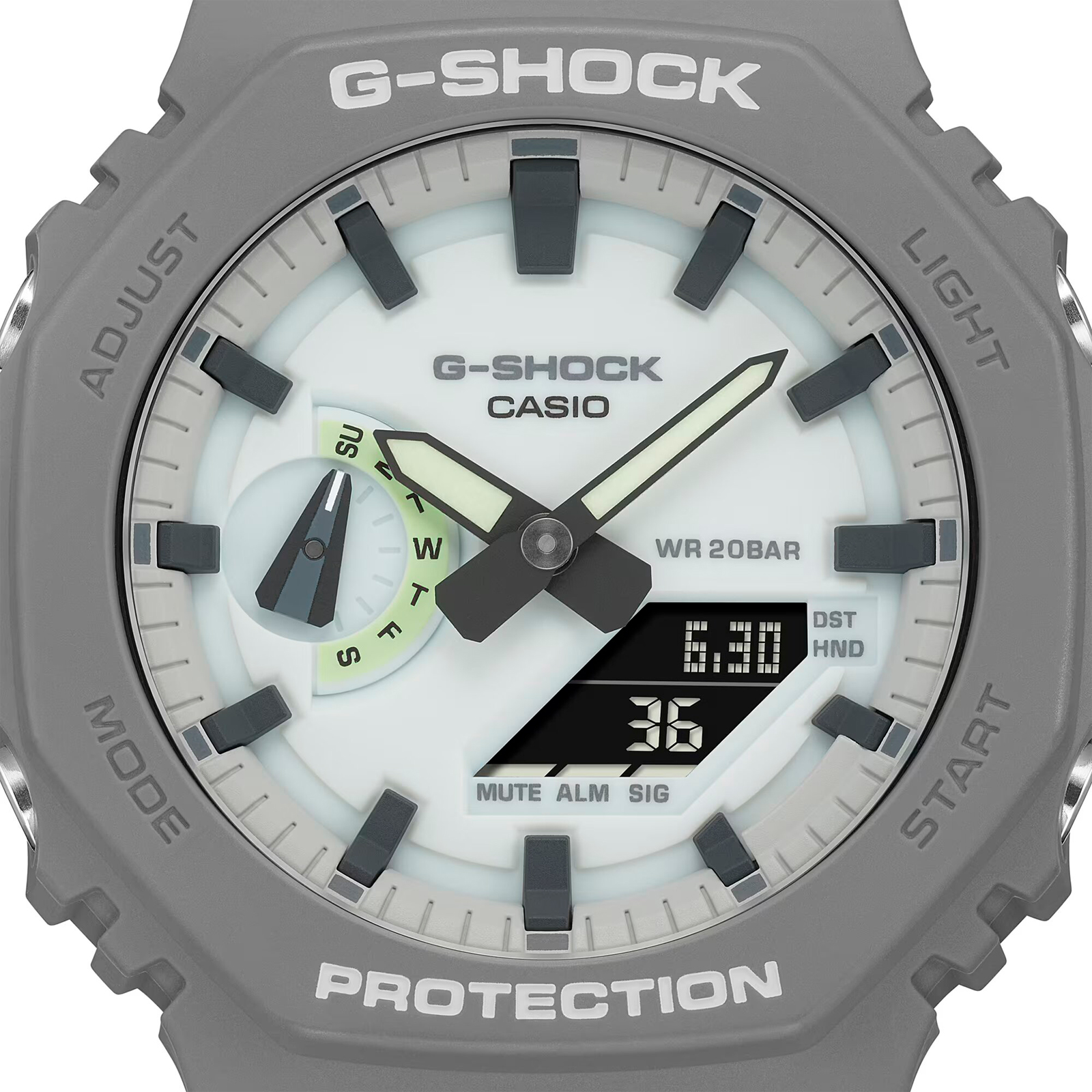 Reloj G-SHOCK GA-2100HD-8A Carbono/Acero Hombre Gris