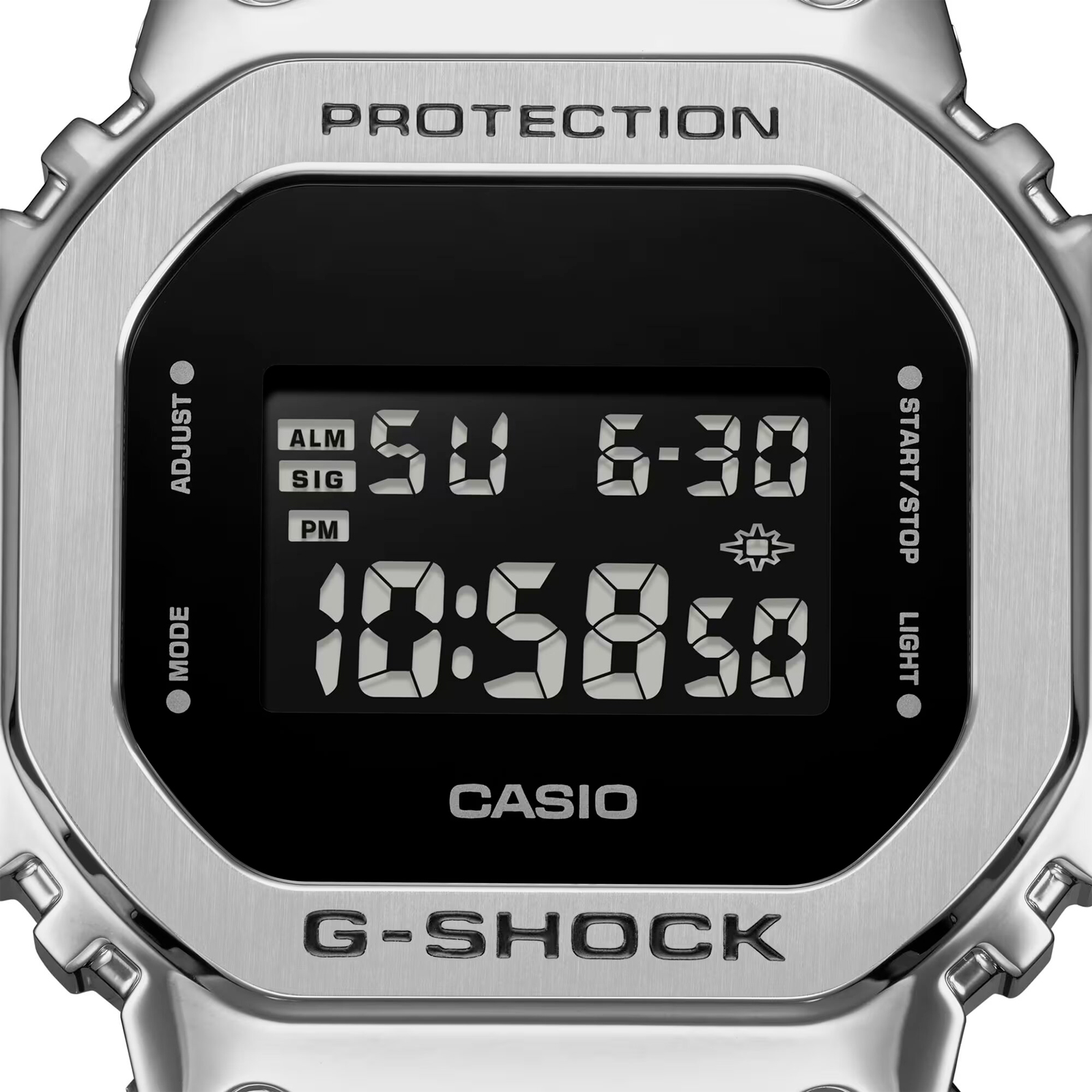 Reloj G-SHOCK GM-5600U-1D Resina/Acero Hombre Plateado