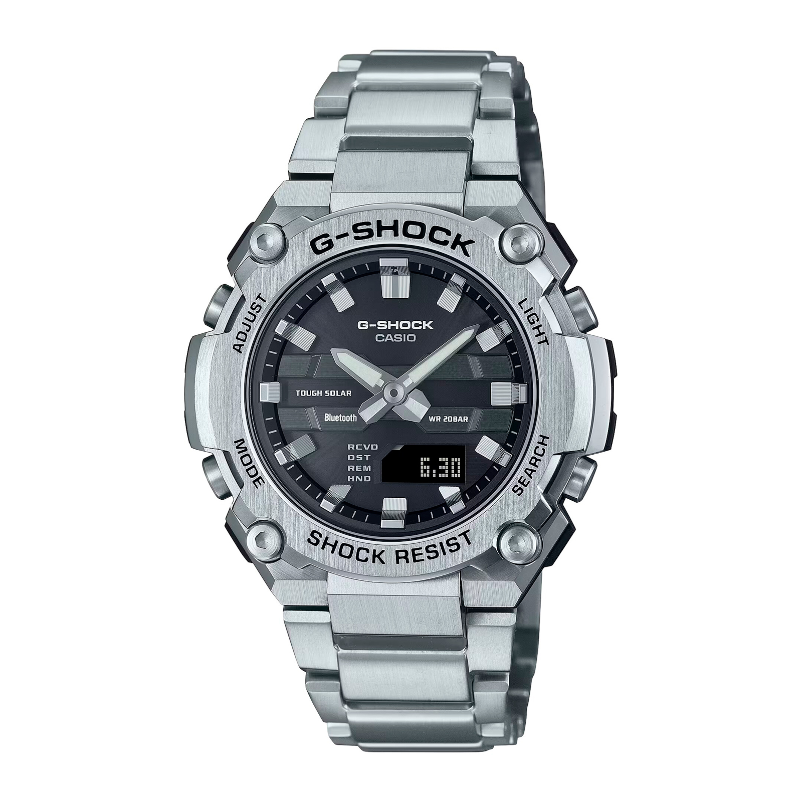 Reloj G-SHOCK GST-B600D-1A Resina/Acero Hombre Plateado