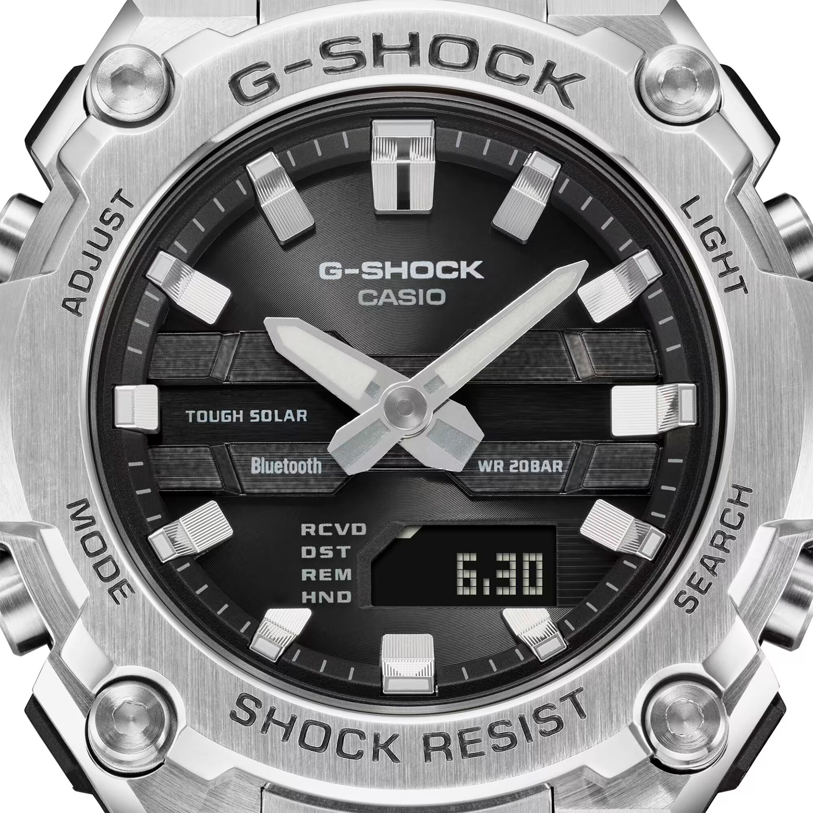 Reloj G-SHOCK GST-B600D-1A Resina/Acero Hombre Plateado