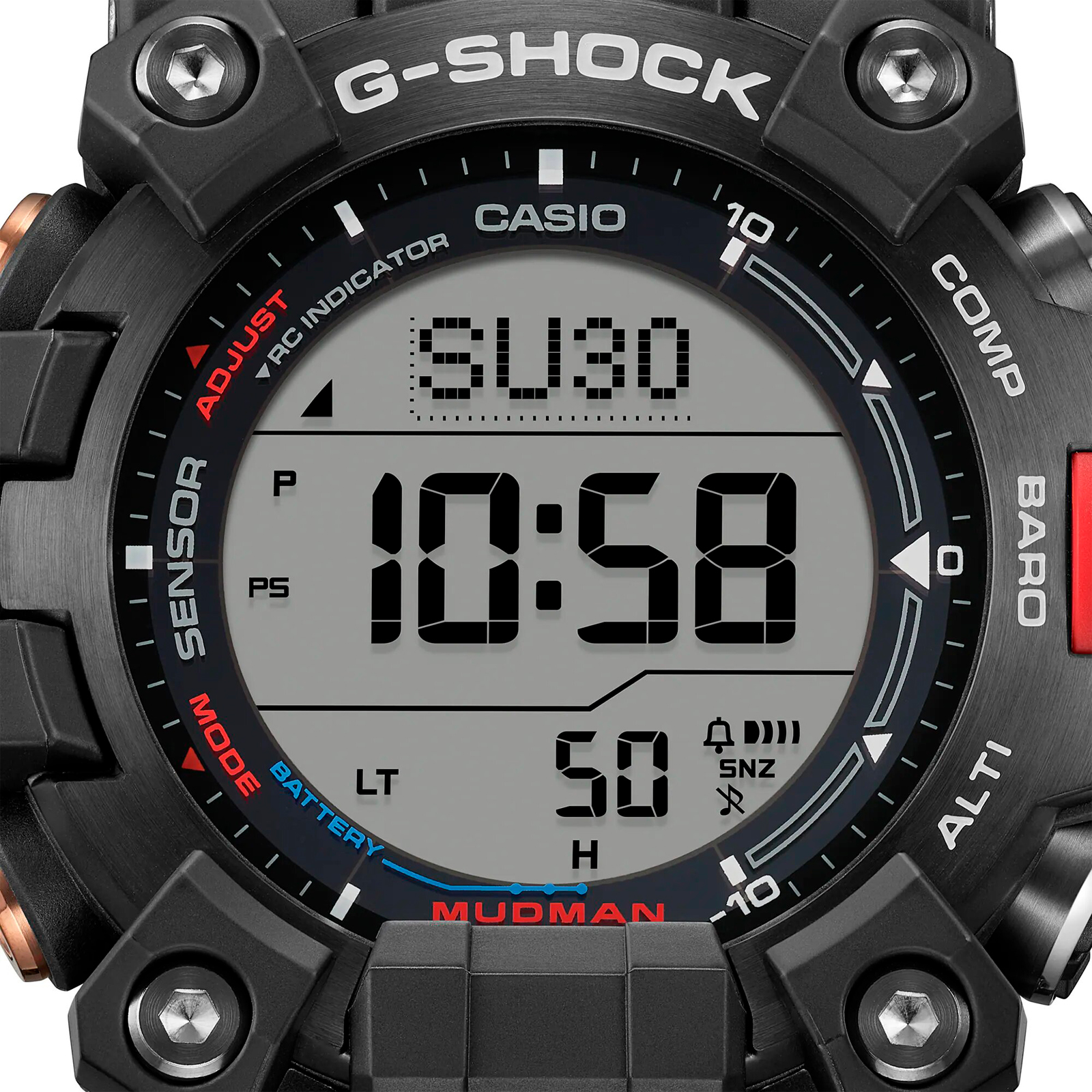 Reloj G-SHOCK GW-9500TLC-1D Resina/Acero Hombre Negro