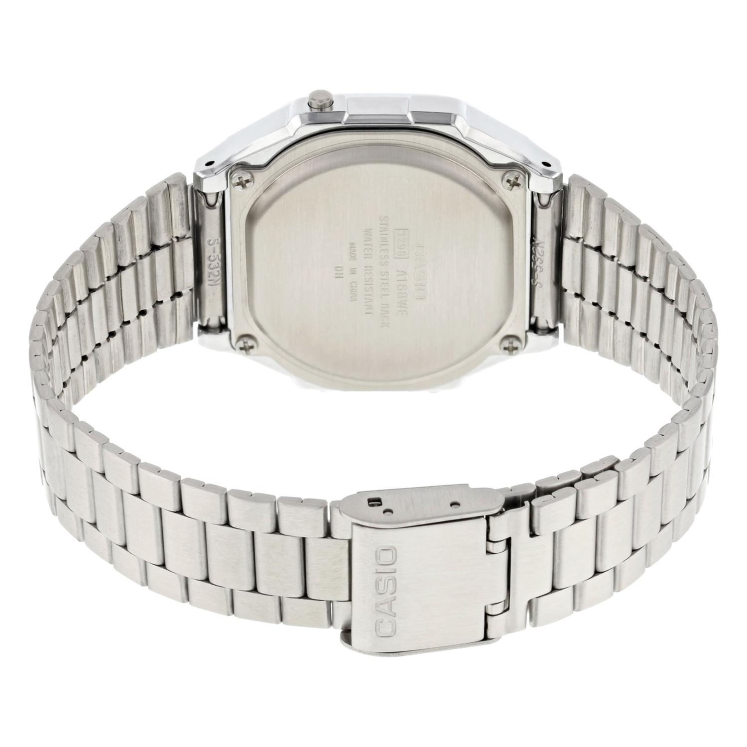 Reloj CASIO A168WEM-1D Resina Unisex Plateado