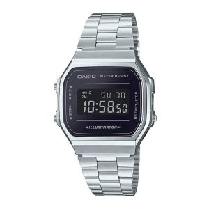 Reloj CASIO A168WEM-1D Resina Unisex Plateado