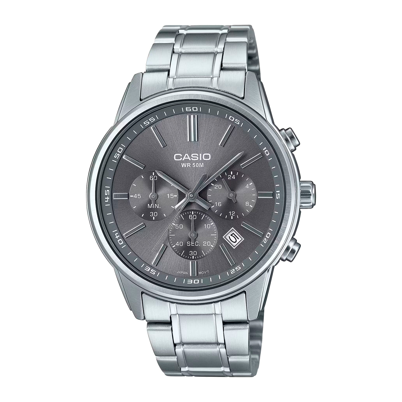 Reloj CASIO MTP-E515D-8A Acero Hombre Plateado