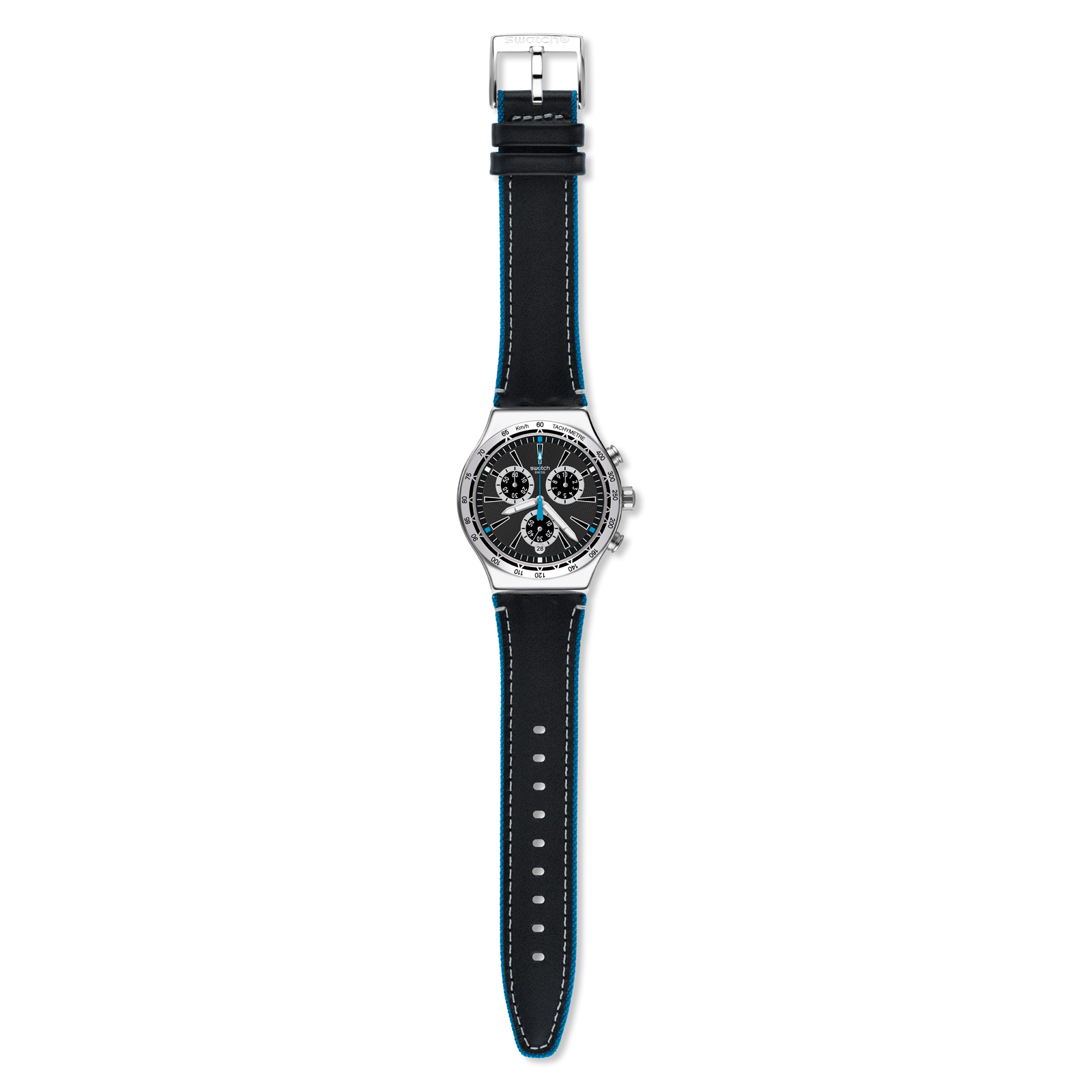 Reloj SWATCH BLUE DETAILS YVS442 Plateado