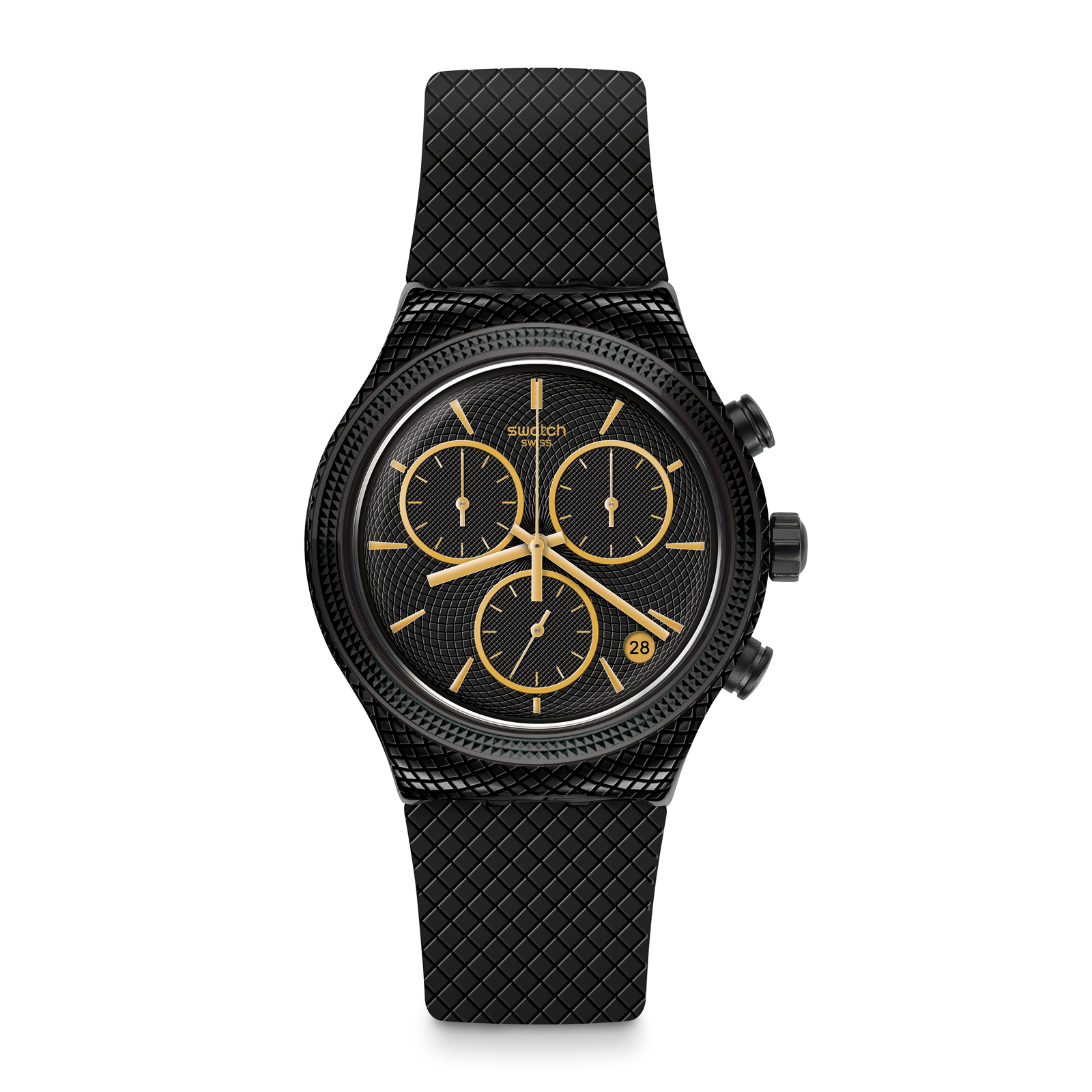 Reloj SWATCH CRAZY FOR PRECIOUS YVB408 Negro