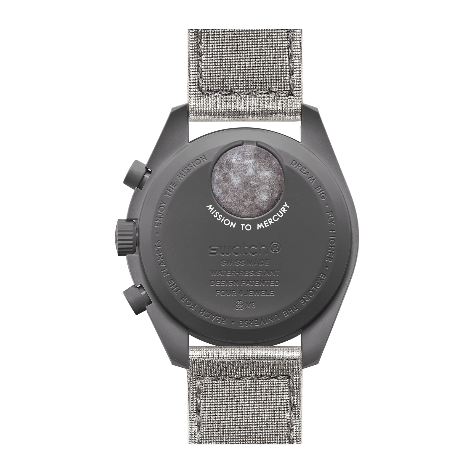 Reloj SWATCH MISSION TO MERCURY SO33A100 Gris