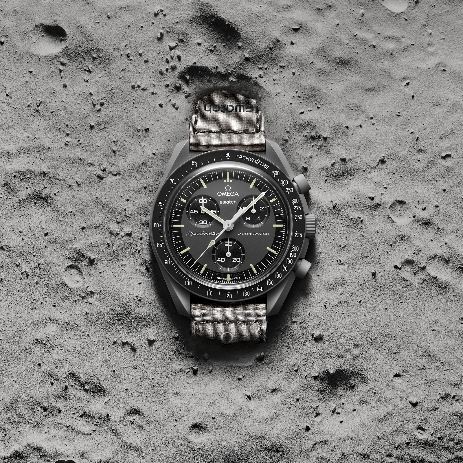 Reloj SWATCH MISSION TO MERCURY SO33A100 Gris