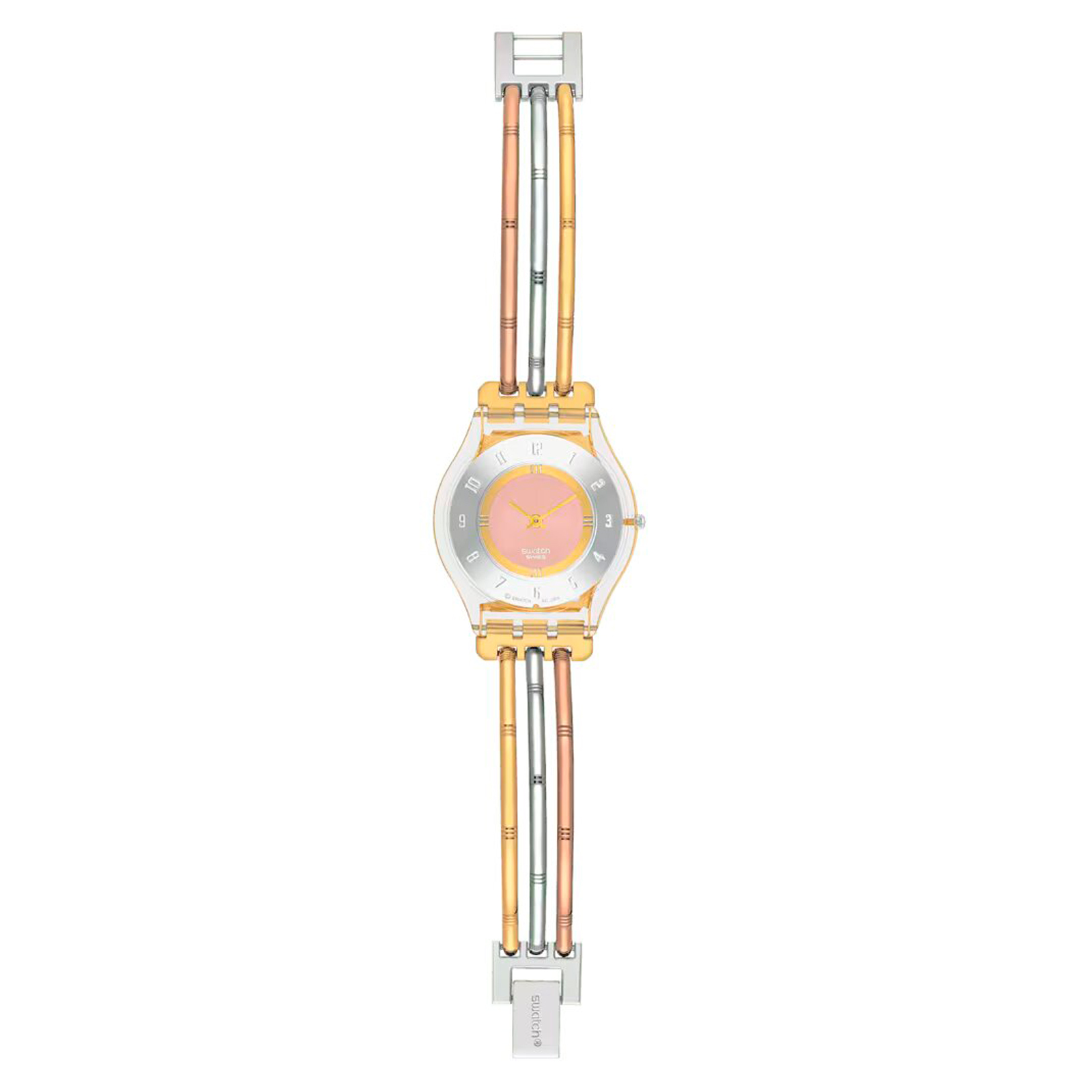 Reloj SWATCH TRI-GOLD AGAIN L SS08K101A Transparente