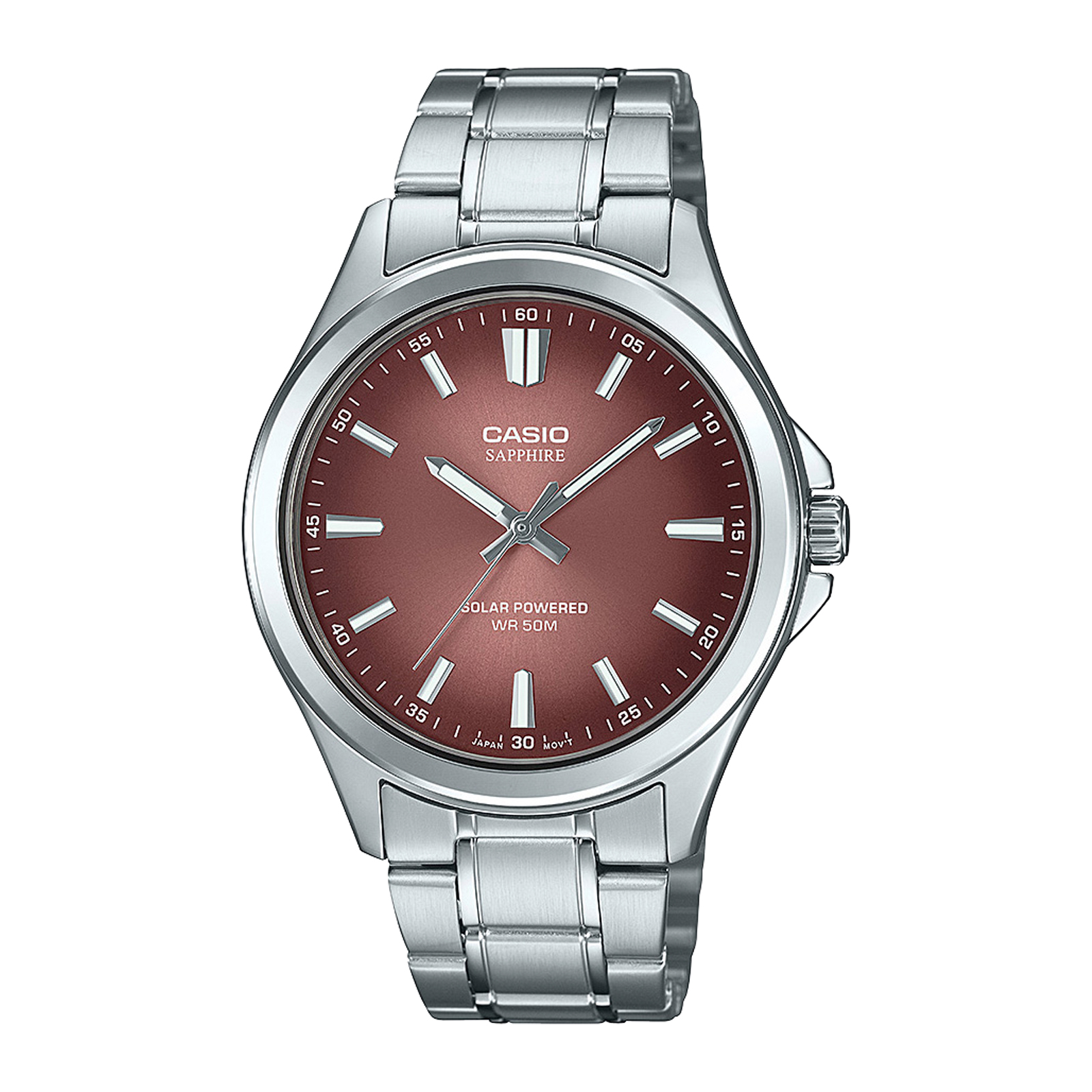 Reloj CASIO MTS-RS100D-5A Acero Hombre Plateado