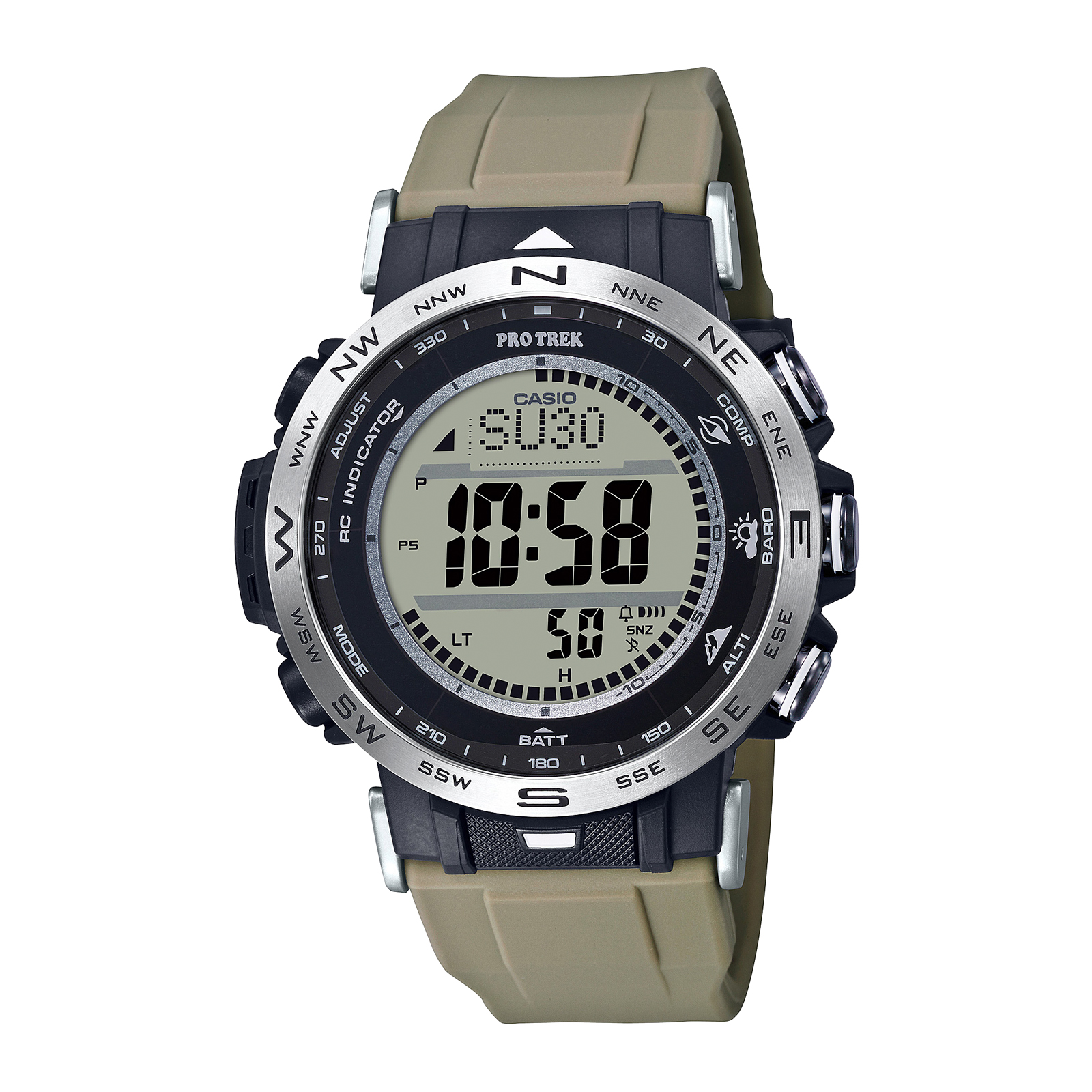 Reloj PROTREK PRW-30-5D Resina/Acero Hombre Negro