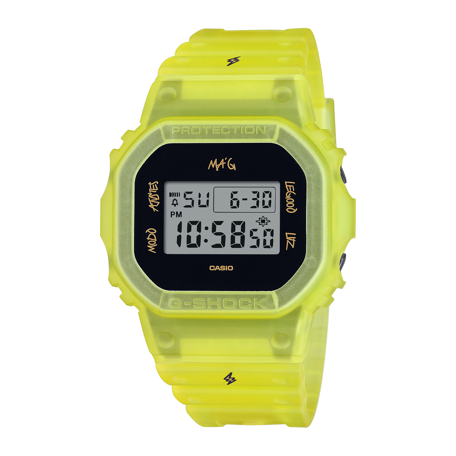 Reloj G-SHOCK DWE-5600JB-1A9 Carbono/Resina Hombre Amarillo