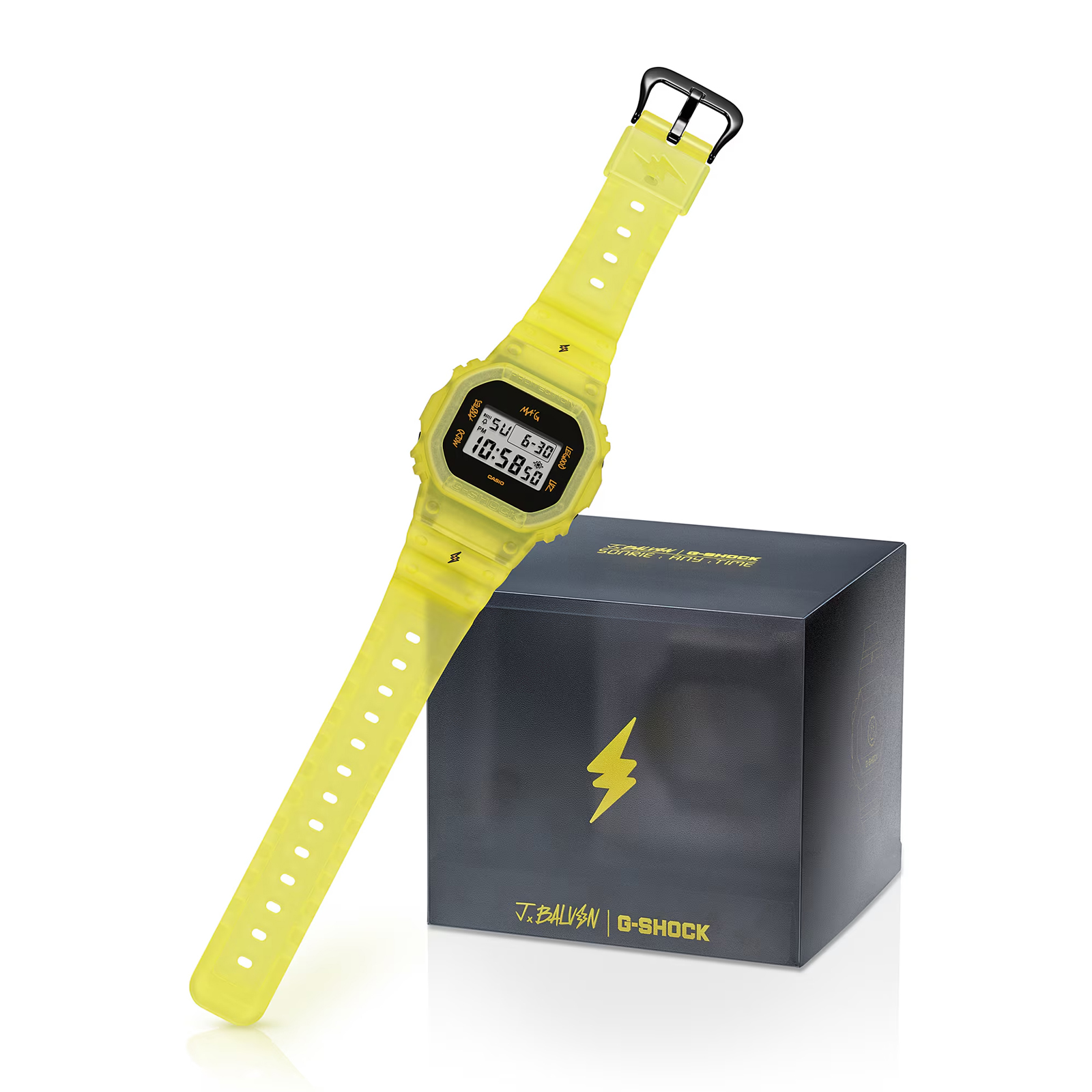 Reloj G-SHOCK DWE-5600JB-1A9 Carbono/Resina Hombre Amarillo