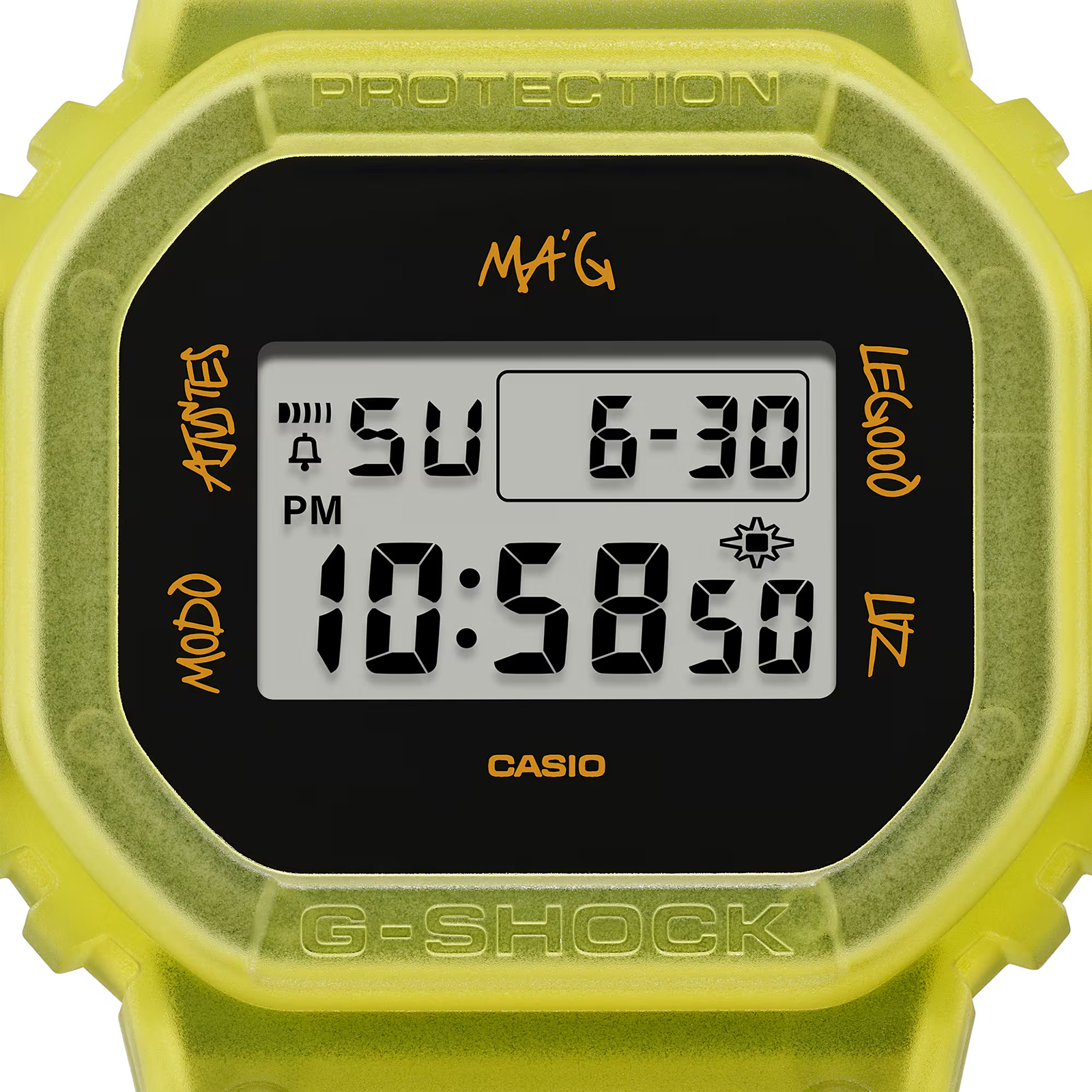 Reloj G-SHOCK DWE-5600JB-1A9 Carbono/Resina Hombre Amarillo