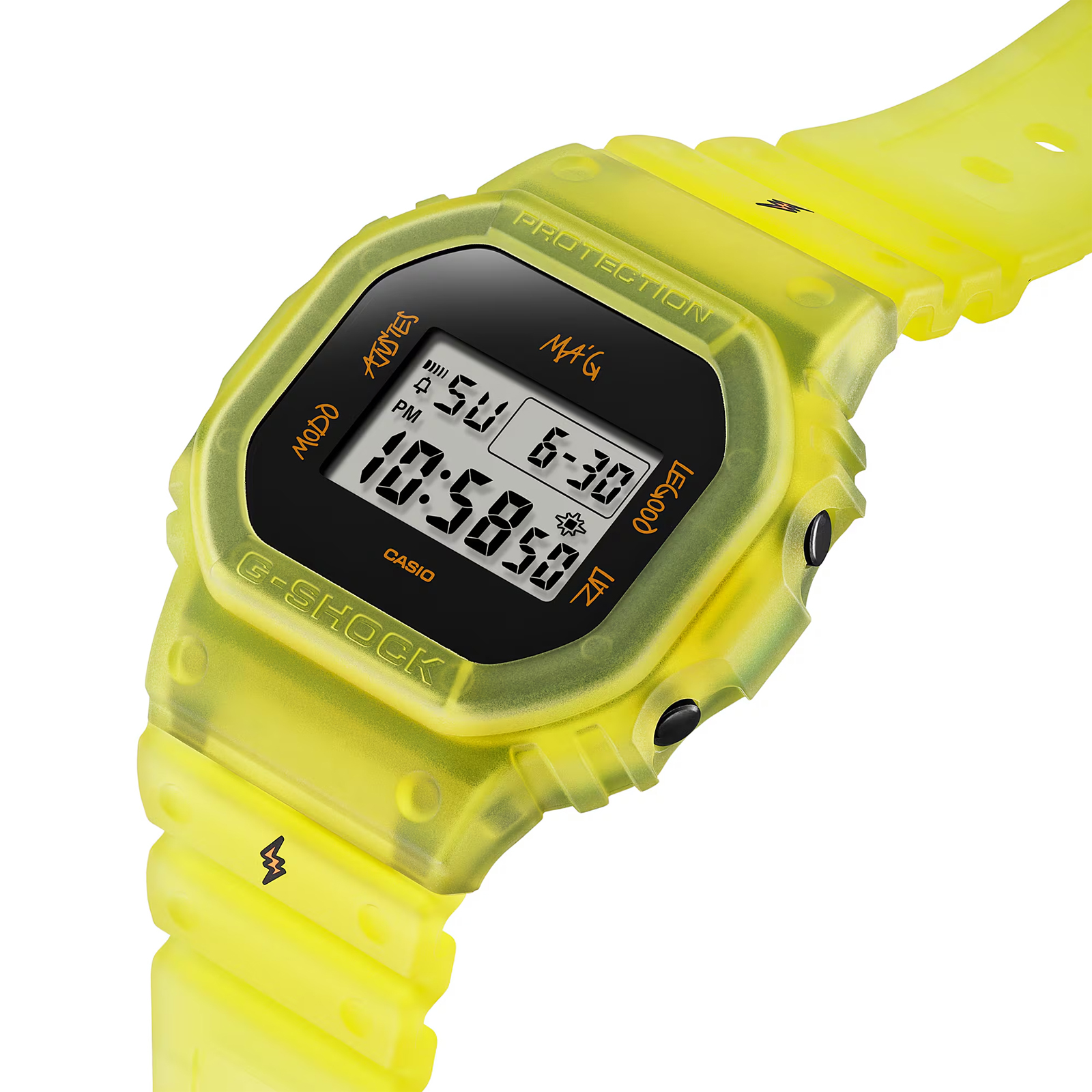 Reloj G-SHOCK DWE-5600JB-1A9 Carbono/Resina Hombre Amarillo