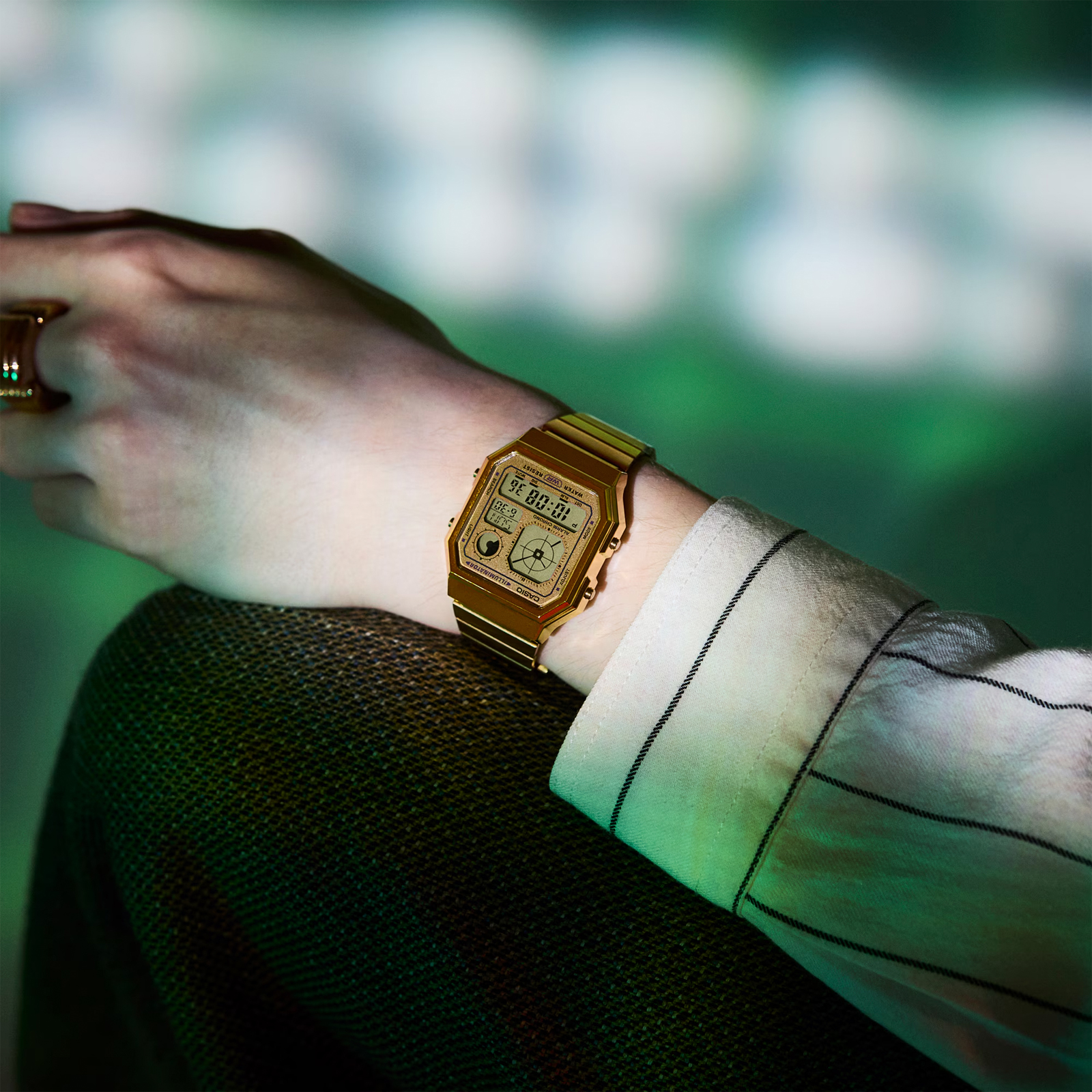 Reloj CASIO A130WEG-9A Resina/Acero Dorado