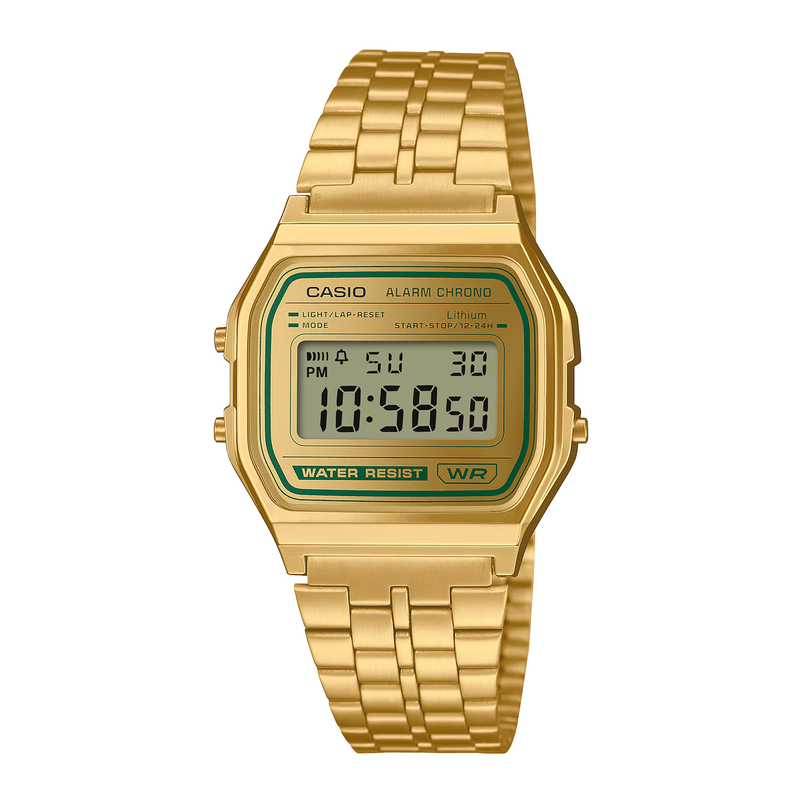 Reloj CASIO A158WEGV-9A Resina Unisex Dorado