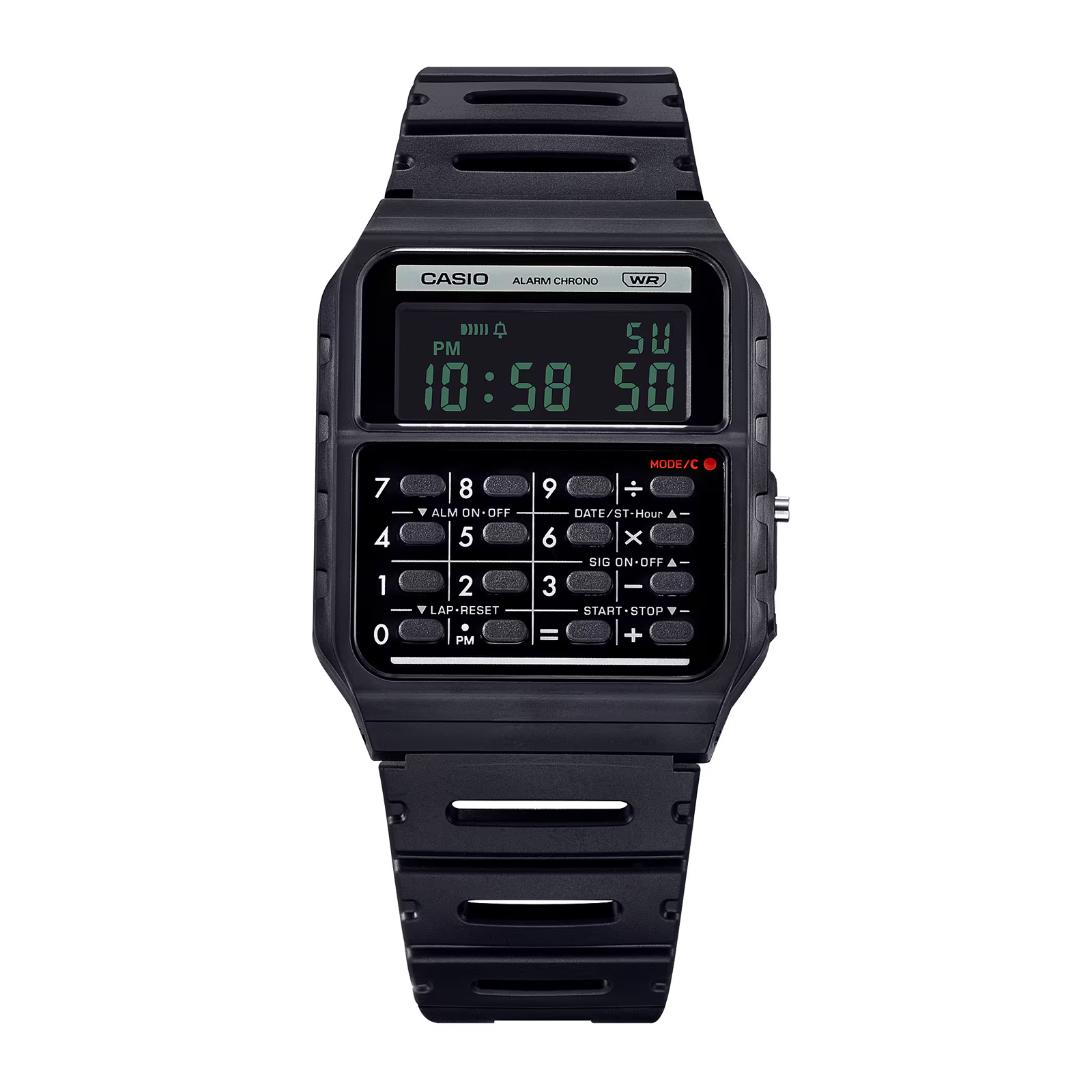 Reloj CASIO CA-53WB-1B Resina Juvenil Negro