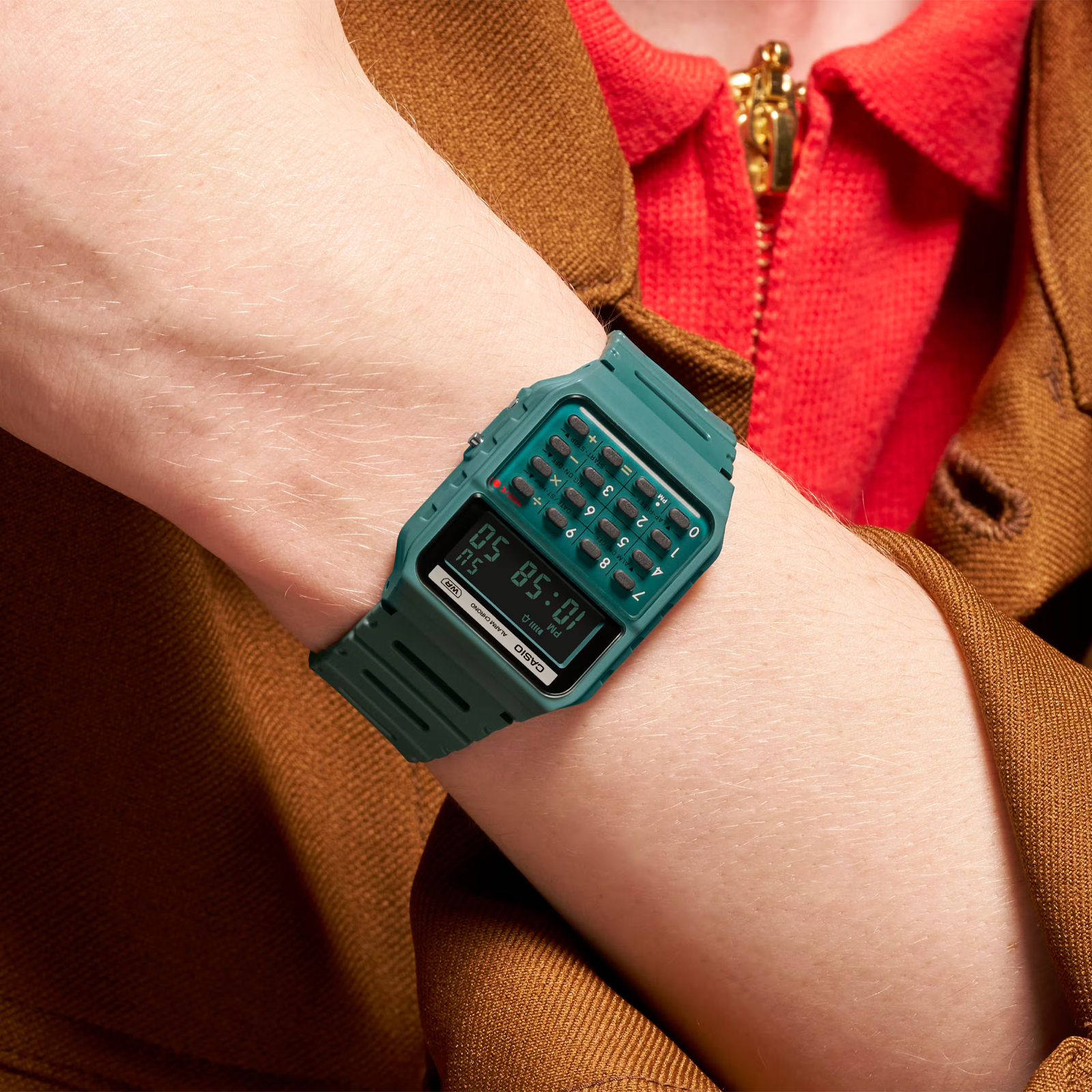 Reloj CASIO CA-53WB-3B Resina Juvenil Verde