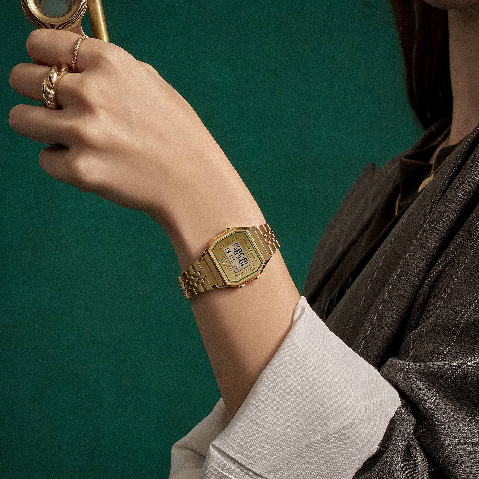 Reloj CASIO LA680WEGV-9A Resina/Acero Mujer Dorado