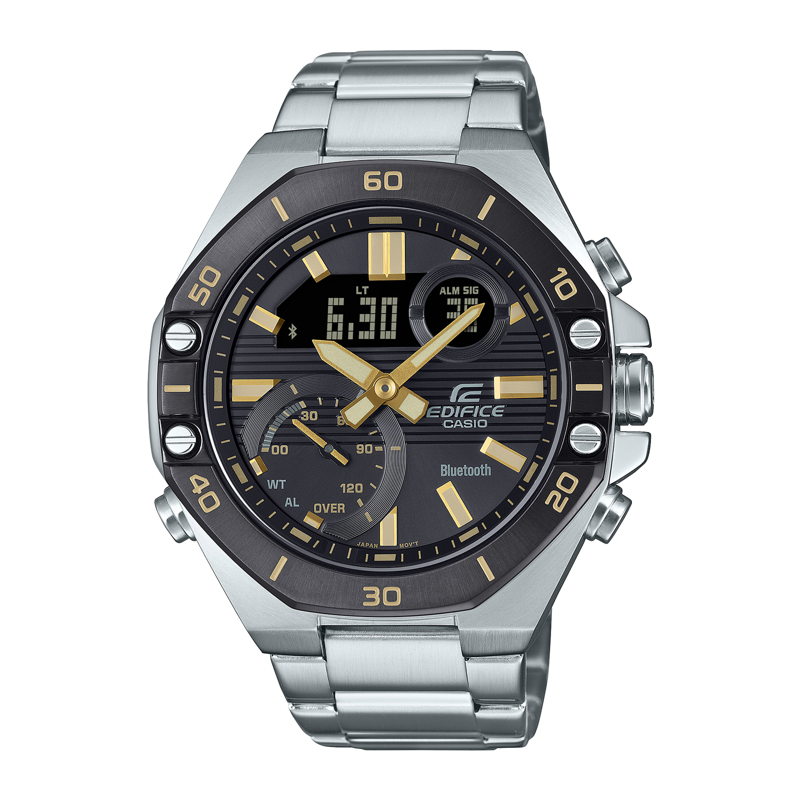 Reloj EDIFICE ECB-10DB-1A9 Acero Hombre Plateado