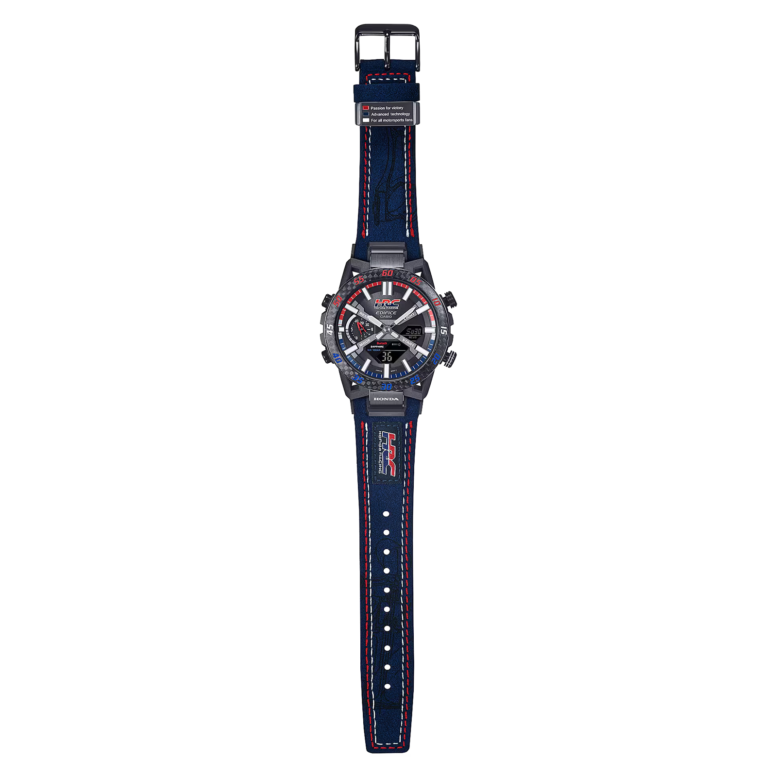 Reloj EDIFICE ECB-2000HR-1A Carbono/Acero Hombre Negro