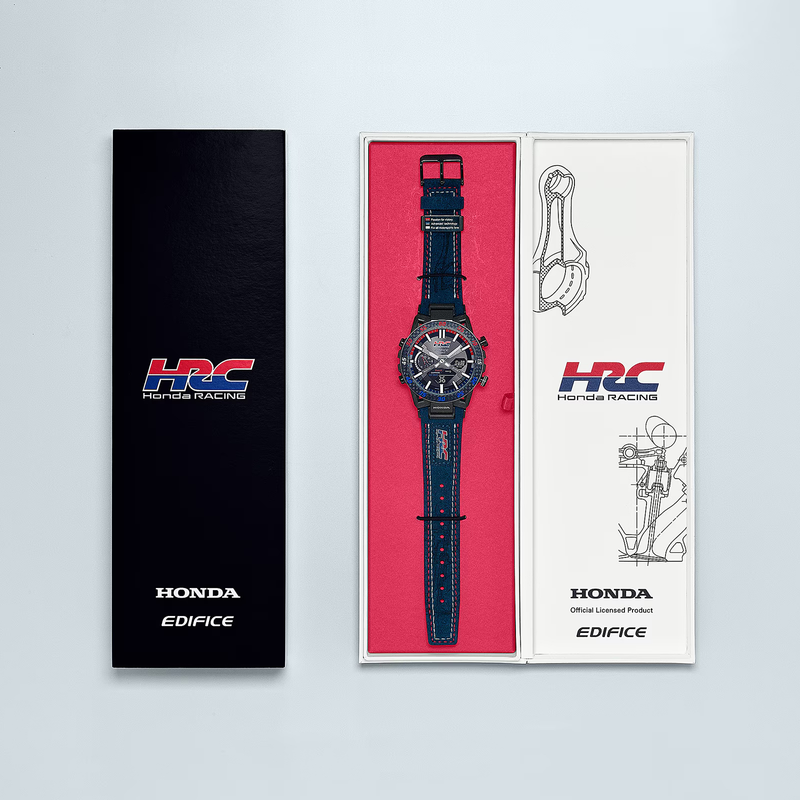 Reloj EDIFICE ECB-2000HR-1A Carbono/Acero Hombre Negro