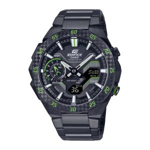 Reloj EDIFICE ECB-2200RC-1A3 Carbono/Acero Hombre Negro