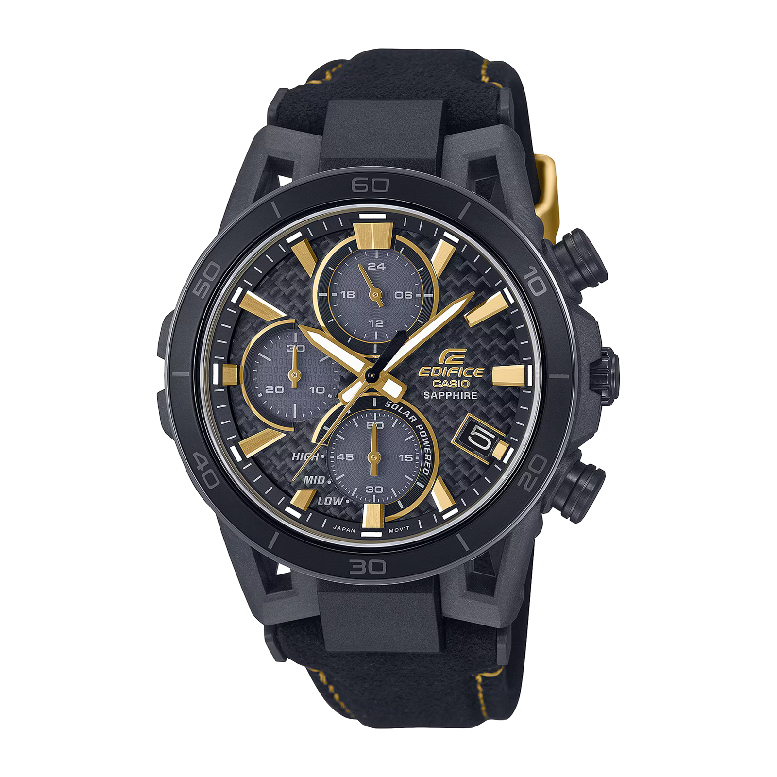Reloj EDIFICE EFS-S640ZE-1A Carbono/Acero Hombre Negro