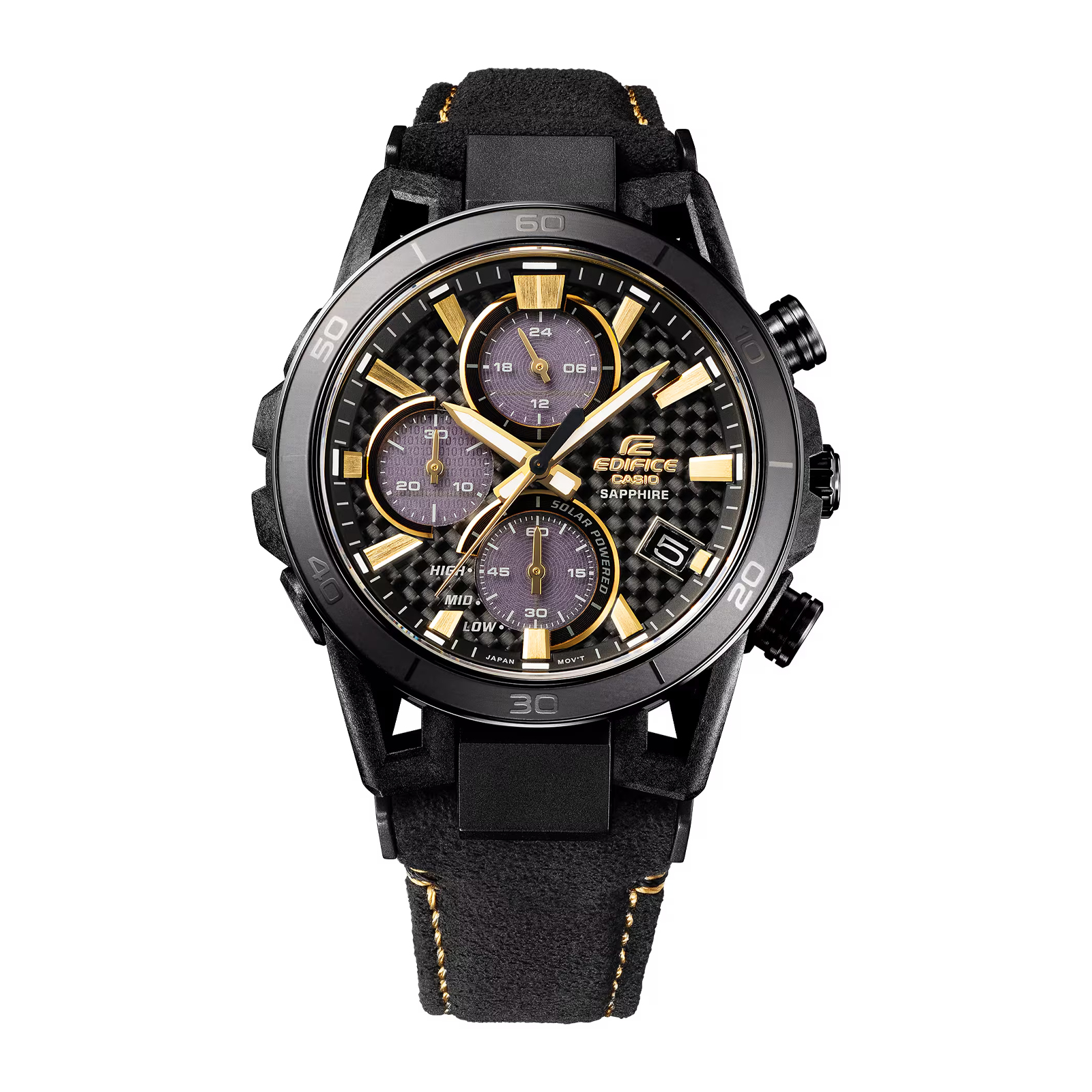 Reloj EDIFICE EFS-S640ZE-1A Carbono/Acero Hombre Negro