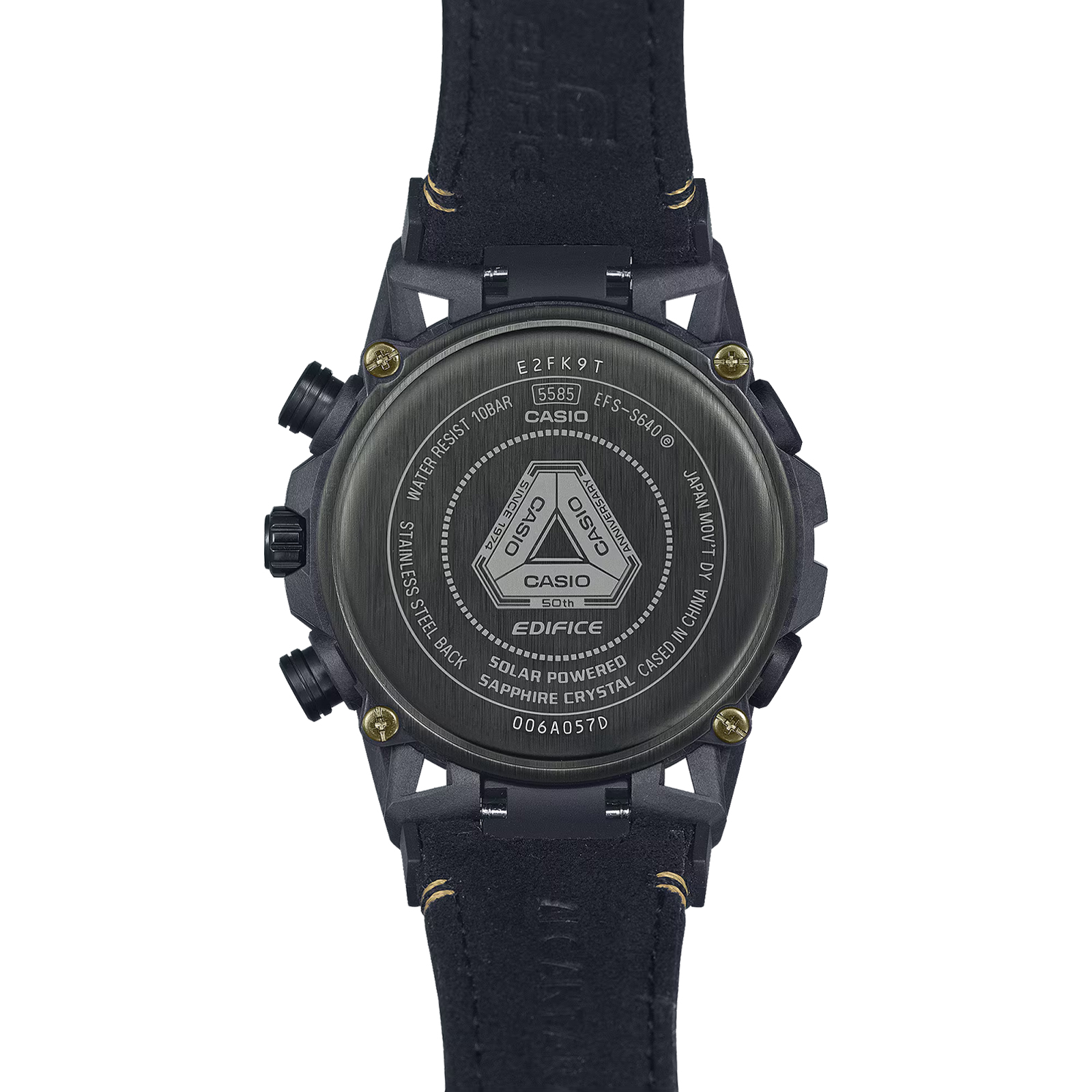 Reloj EDIFICE EFS-S640ZE-1A Carbono/Acero Hombre Negro