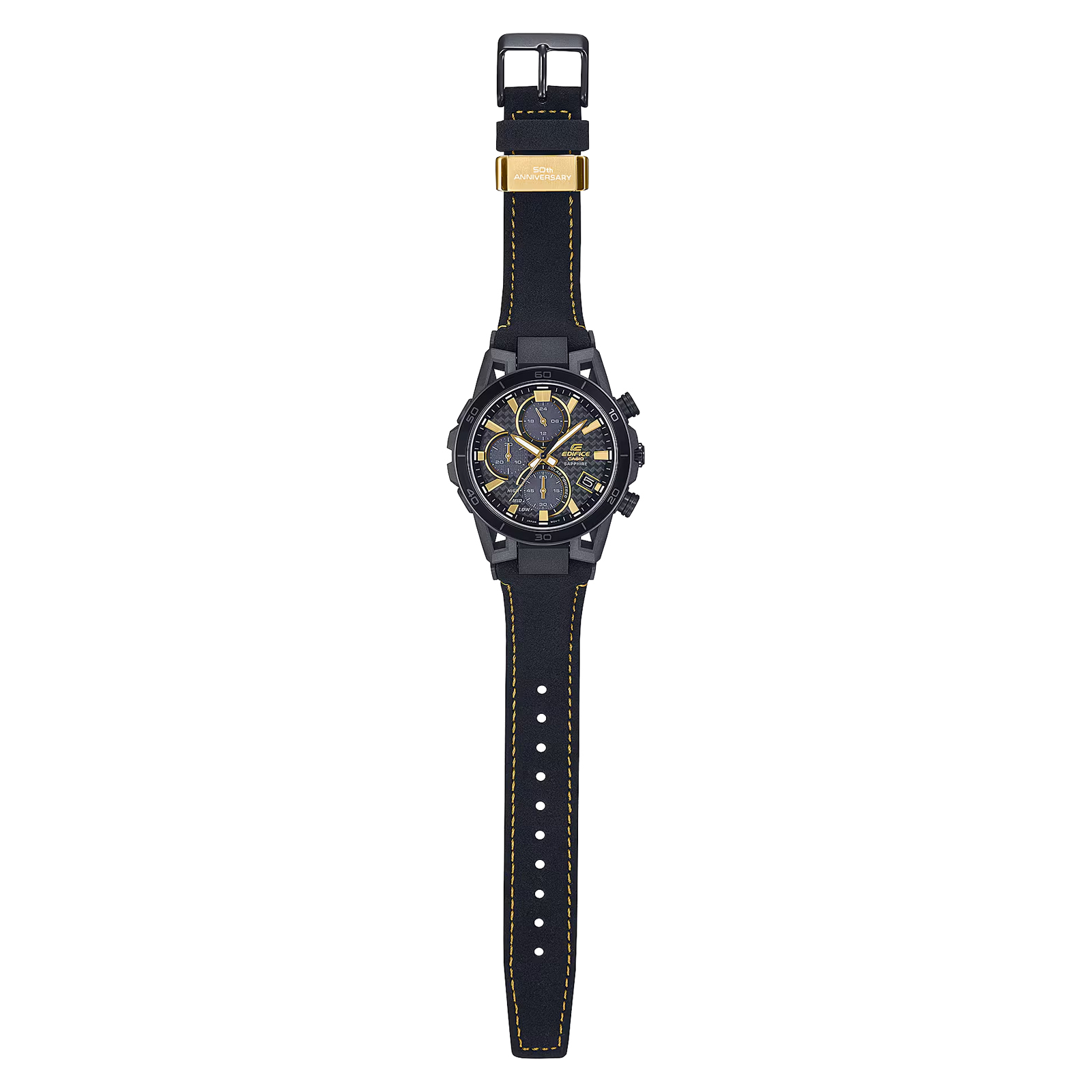 Reloj EDIFICE EFS-S640ZE-1A Carbono/Acero Hombre Negro