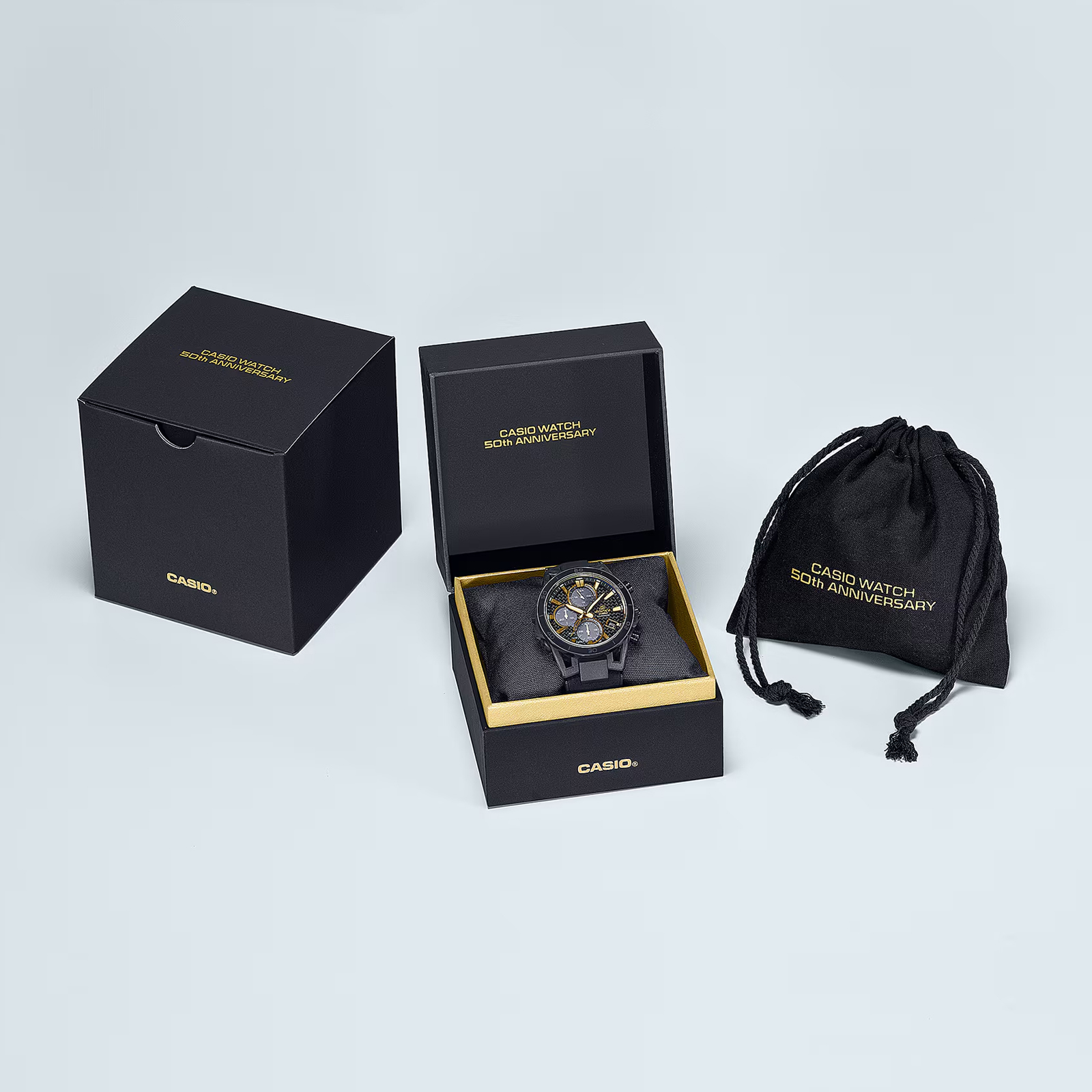 Reloj EDIFICE EFS-S640ZE-1A Carbono/Acero Hombre Negro