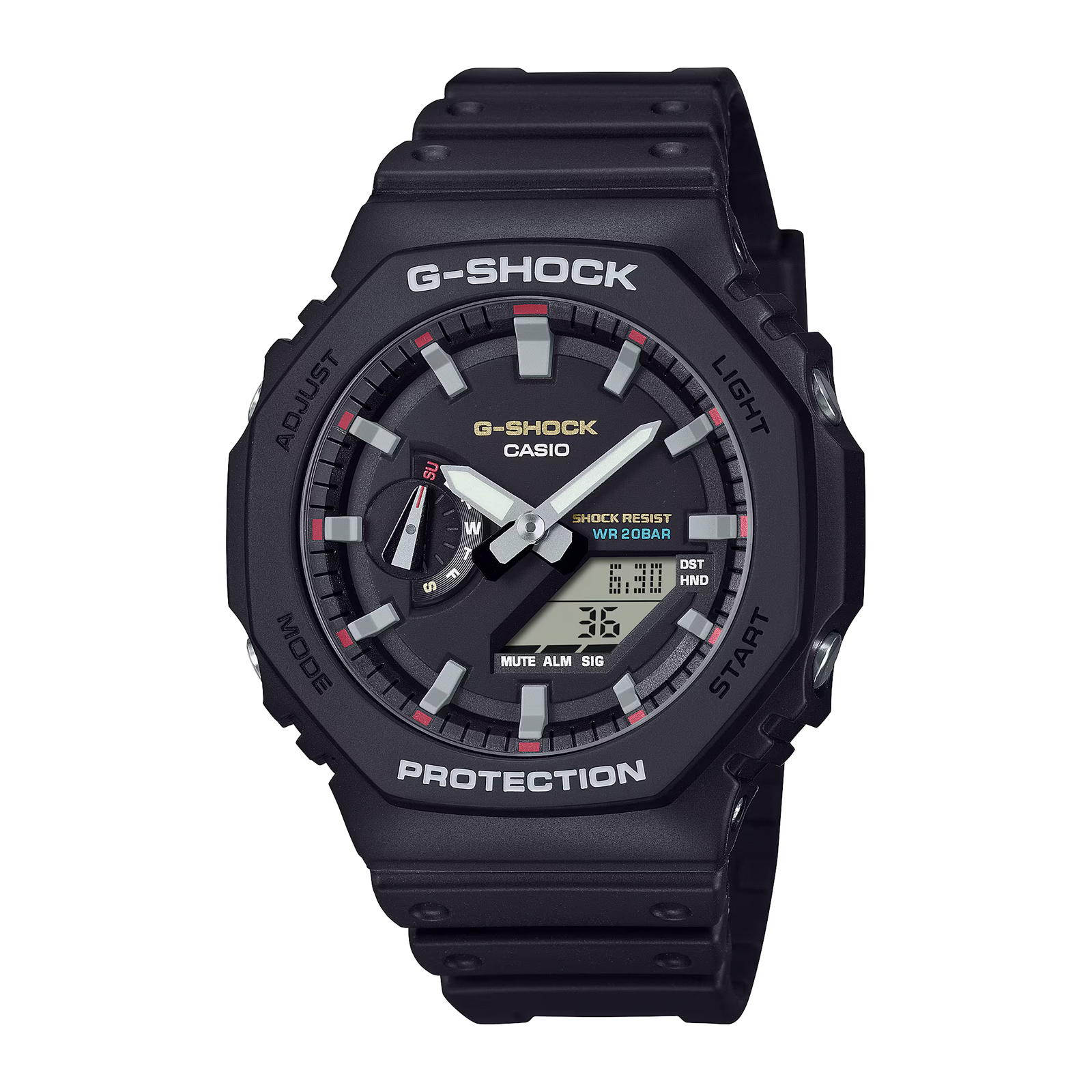 Reloj G-SHOCK GA-2100RL-1A Carbono/Resina Hombre Negro