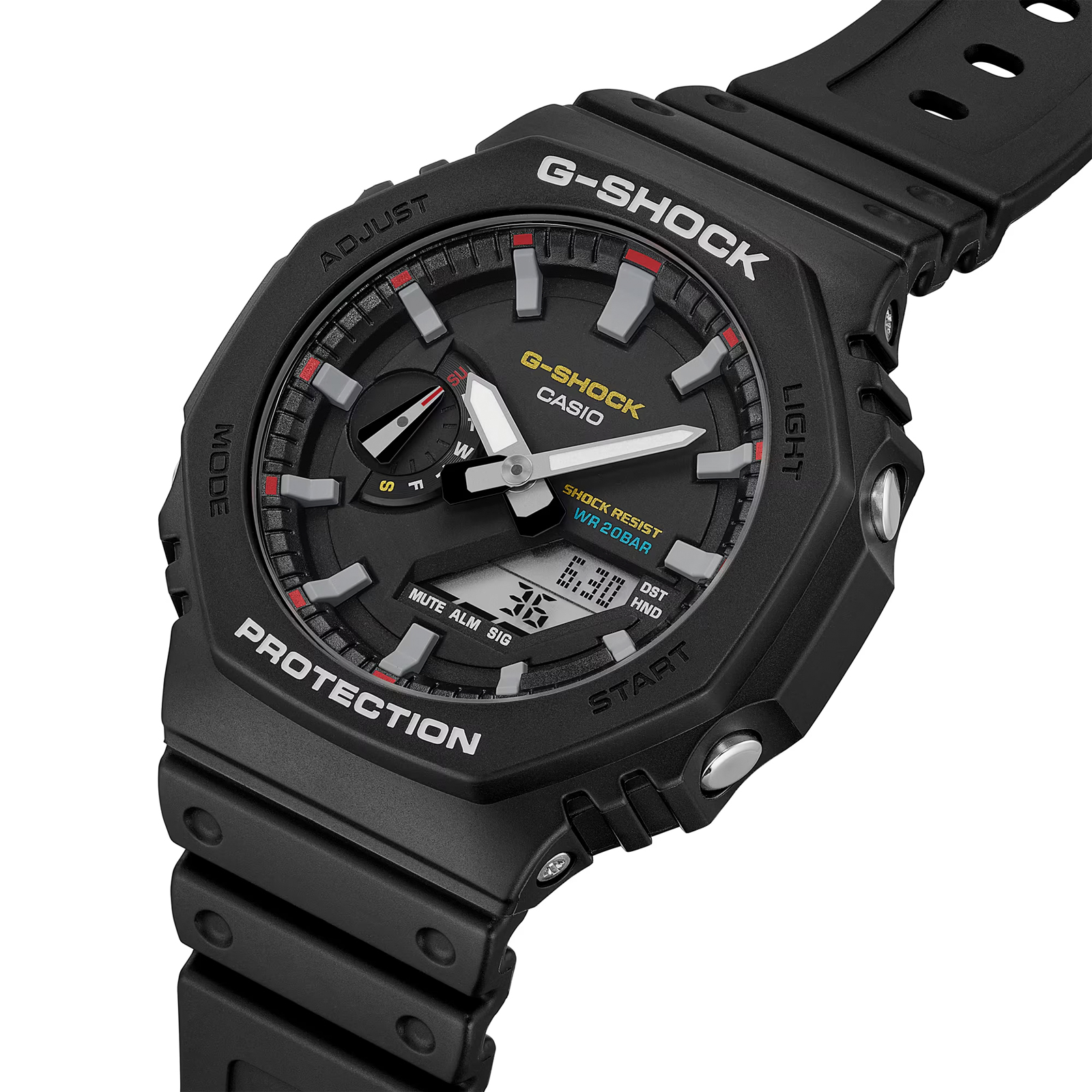 Reloj G-SHOCK GA-2100RL-1A Carbono/Resina Hombre Negro