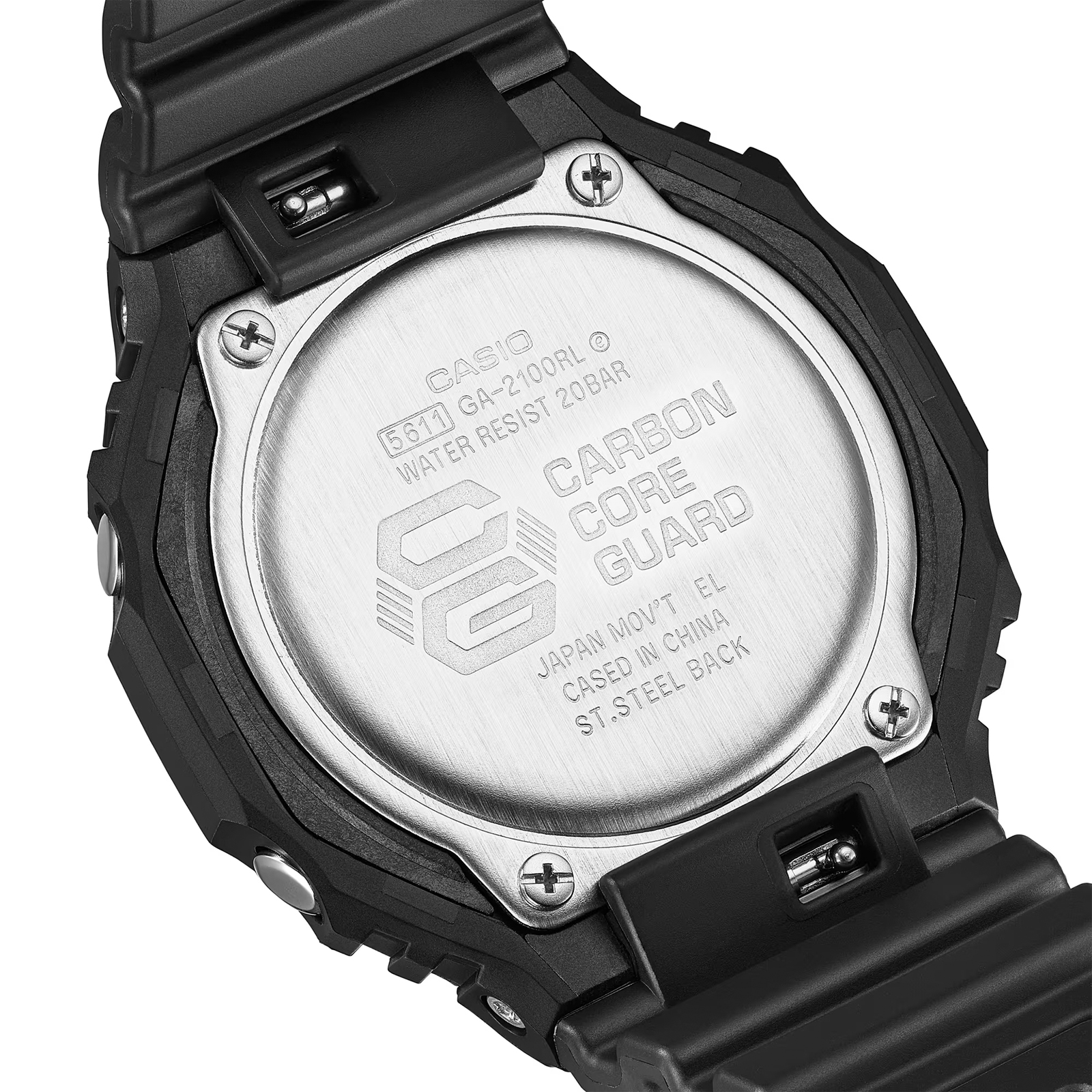 Reloj G-SHOCK GA-2100RL-1A Carbono/Resina Hombre Negro